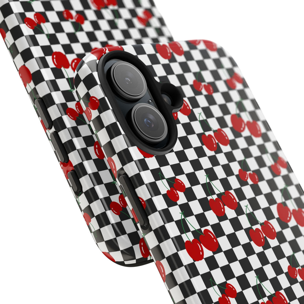 Black and White Checkered Cherries