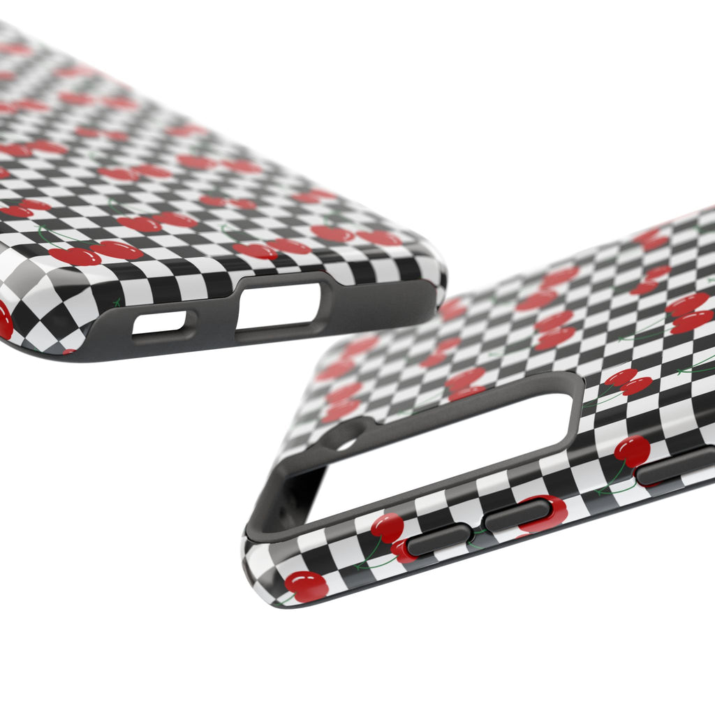 Black and White Checkered Cherries