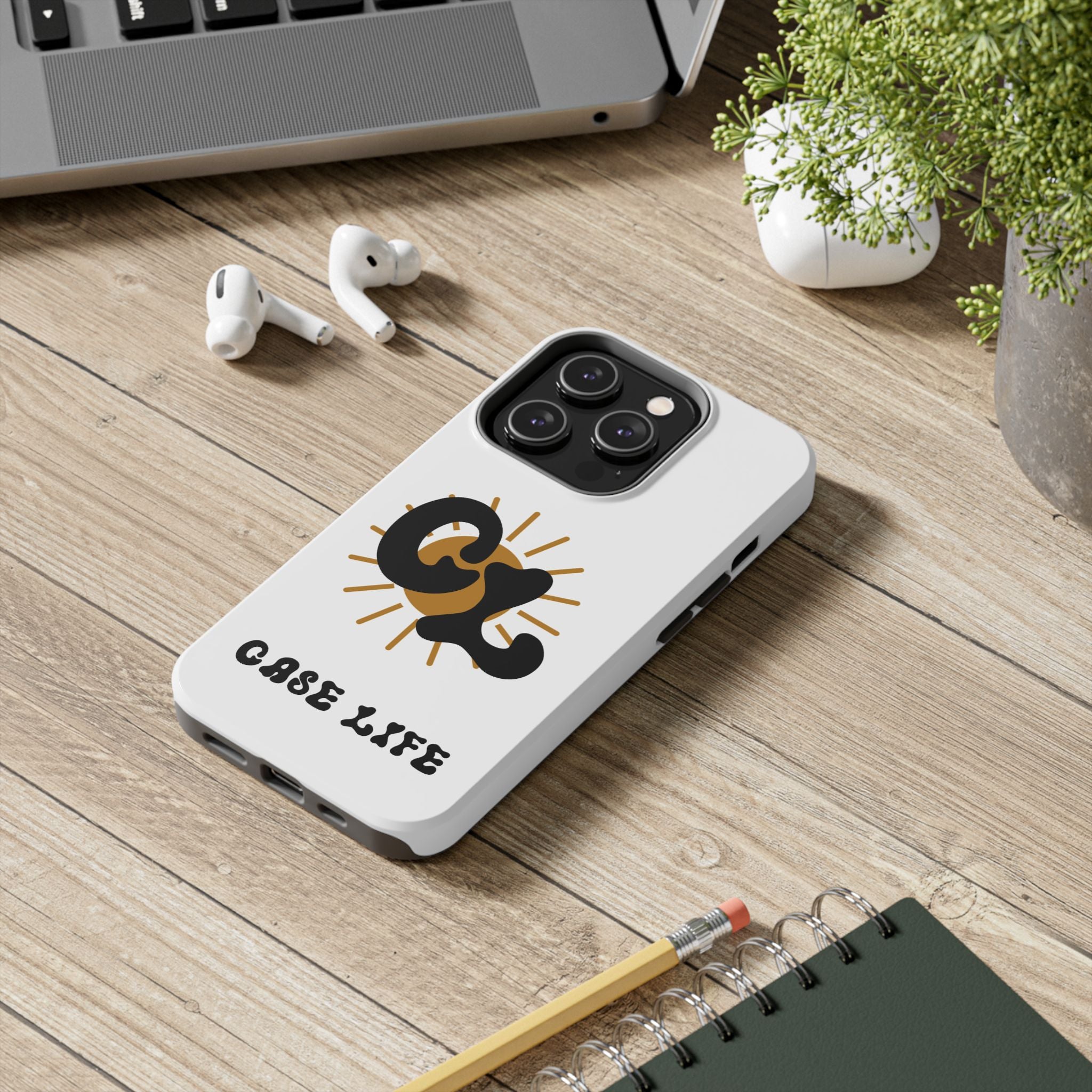 White Case Life Phone Case