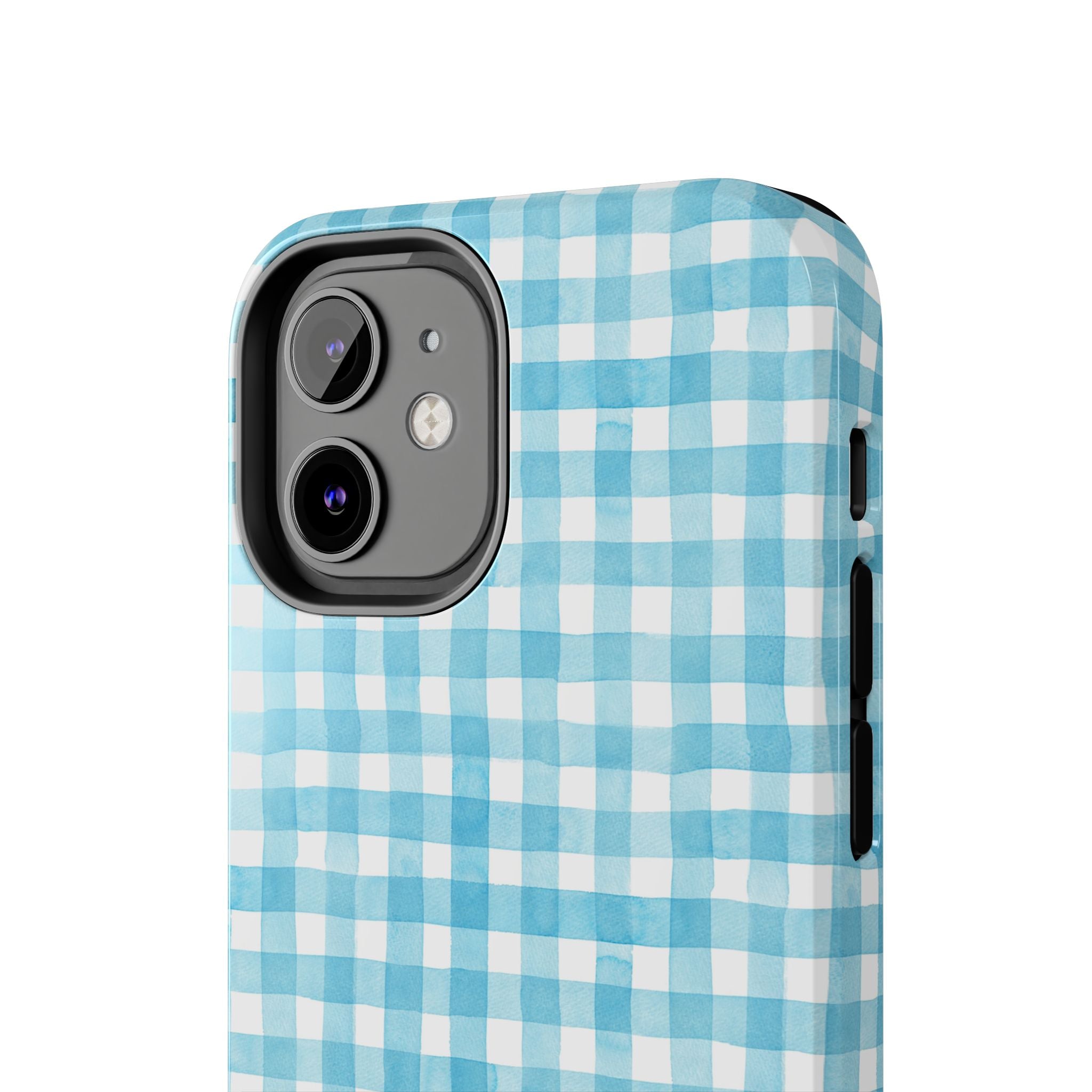 Watercolor Gingham - Light Blue