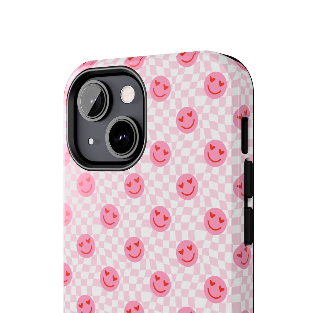 Pink Smiley Phone Case