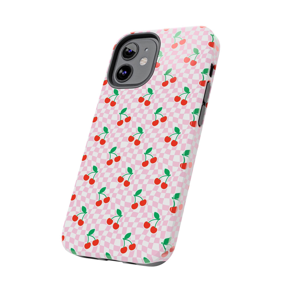 Pink Checkered Cherries