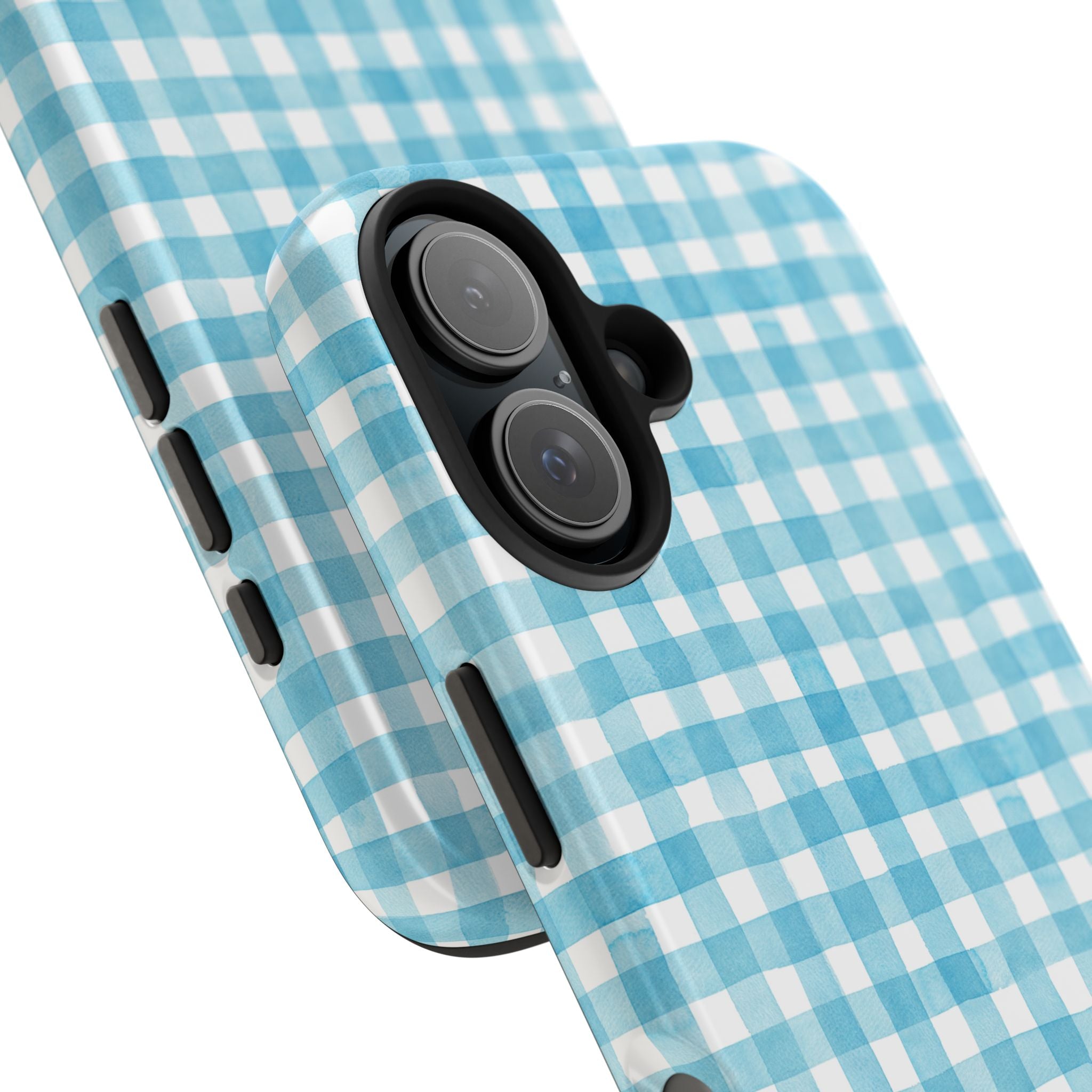 Watercolor Gingham - Light Blue