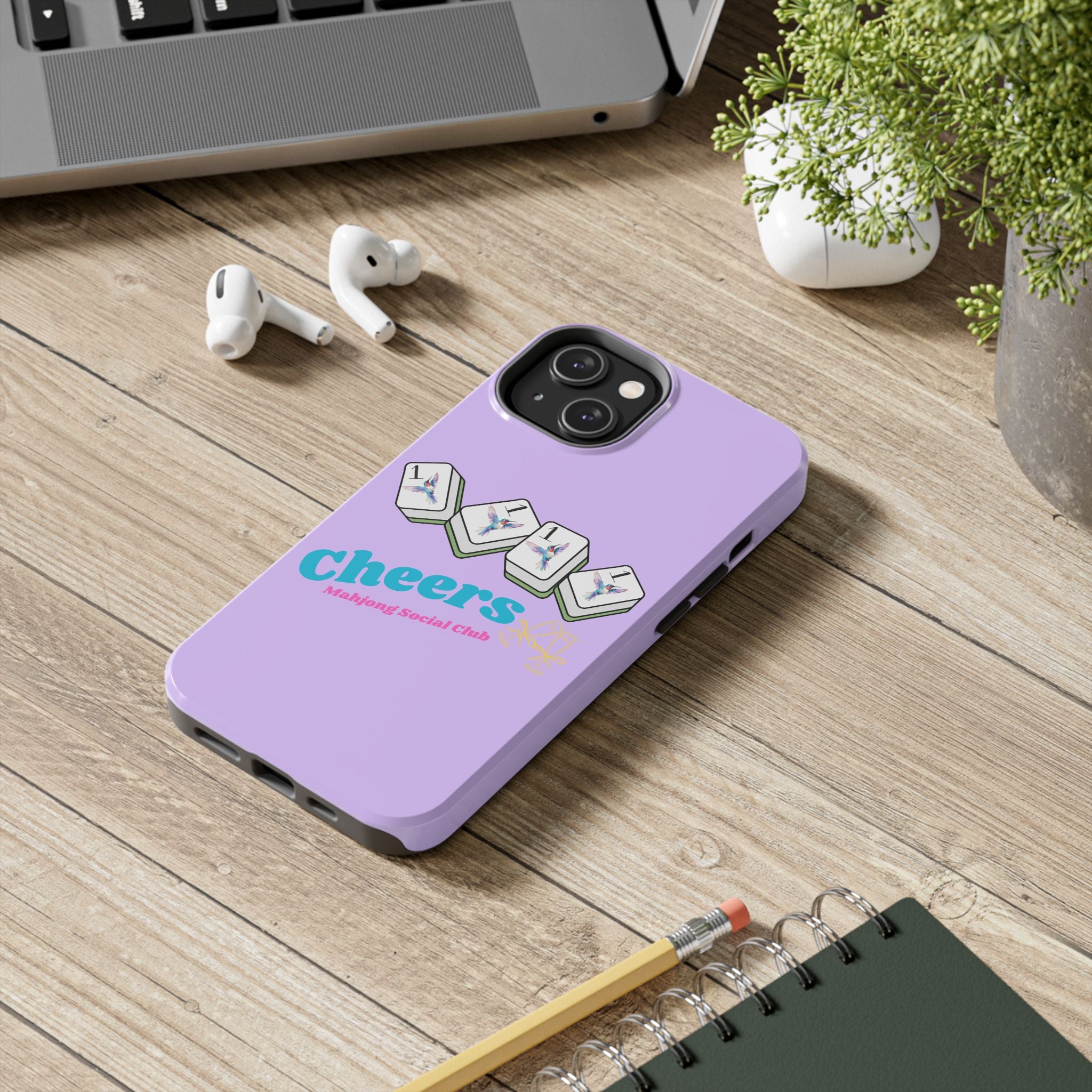 Mahjong Cheers- Purple