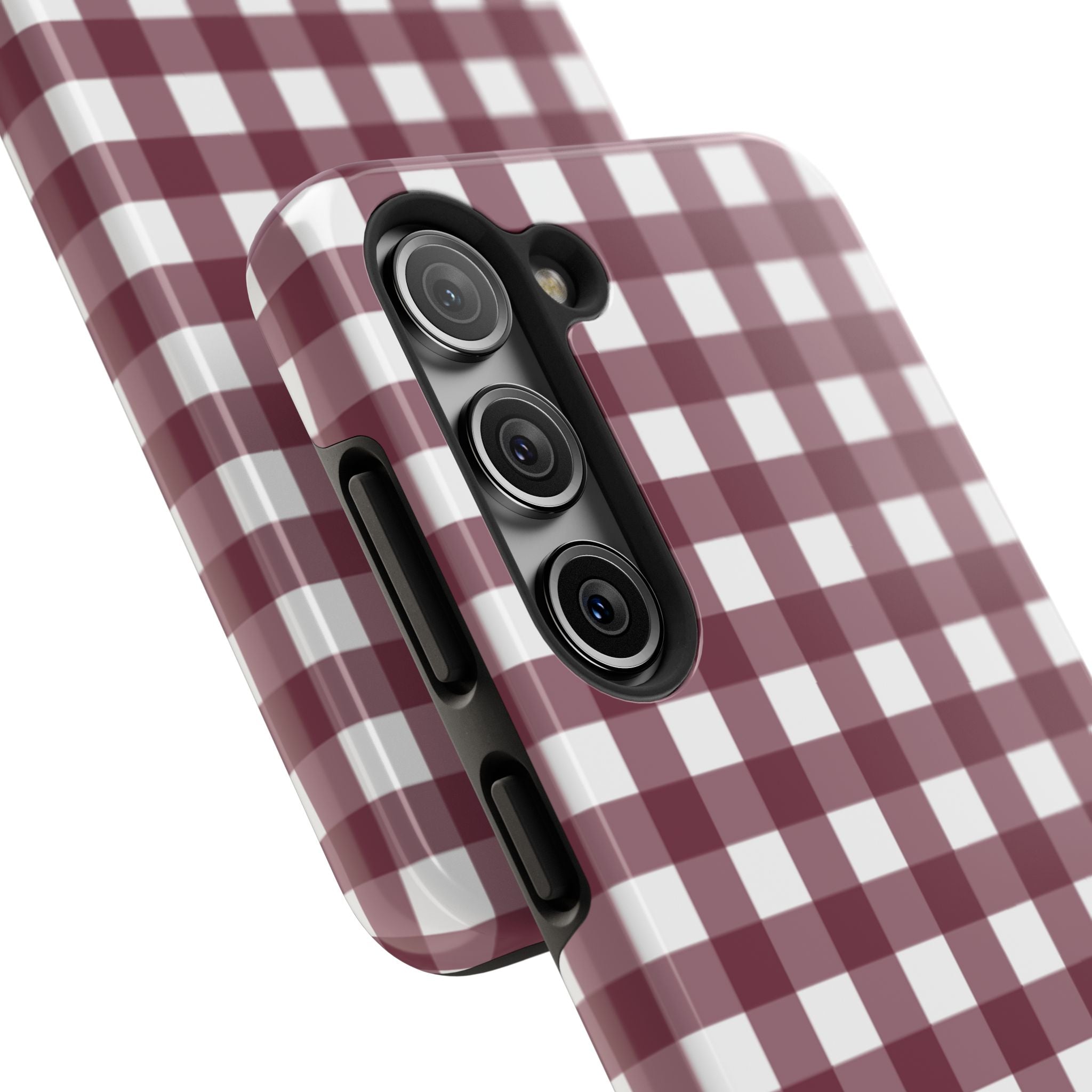 Gingham - Maroon