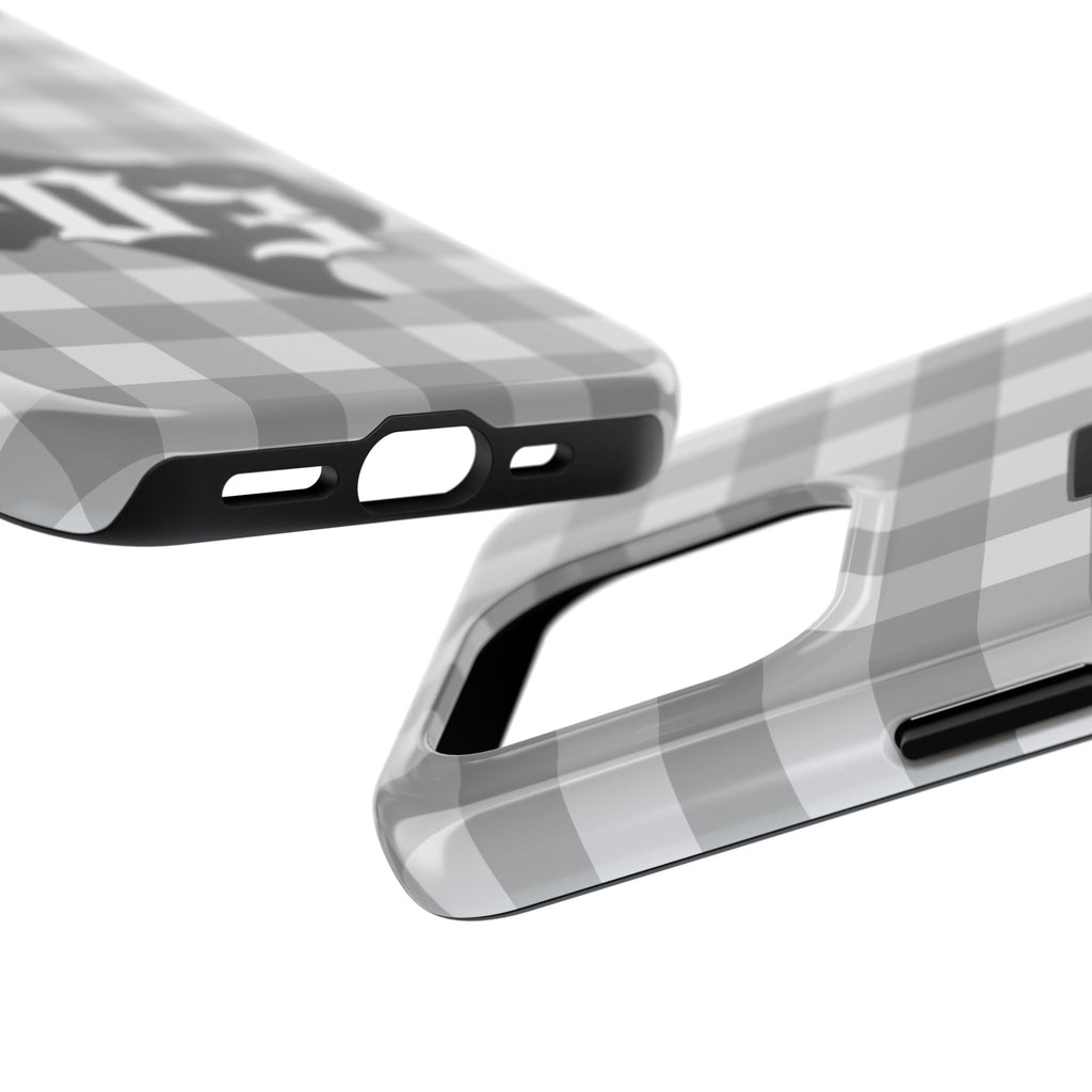 903- Gray Checkered