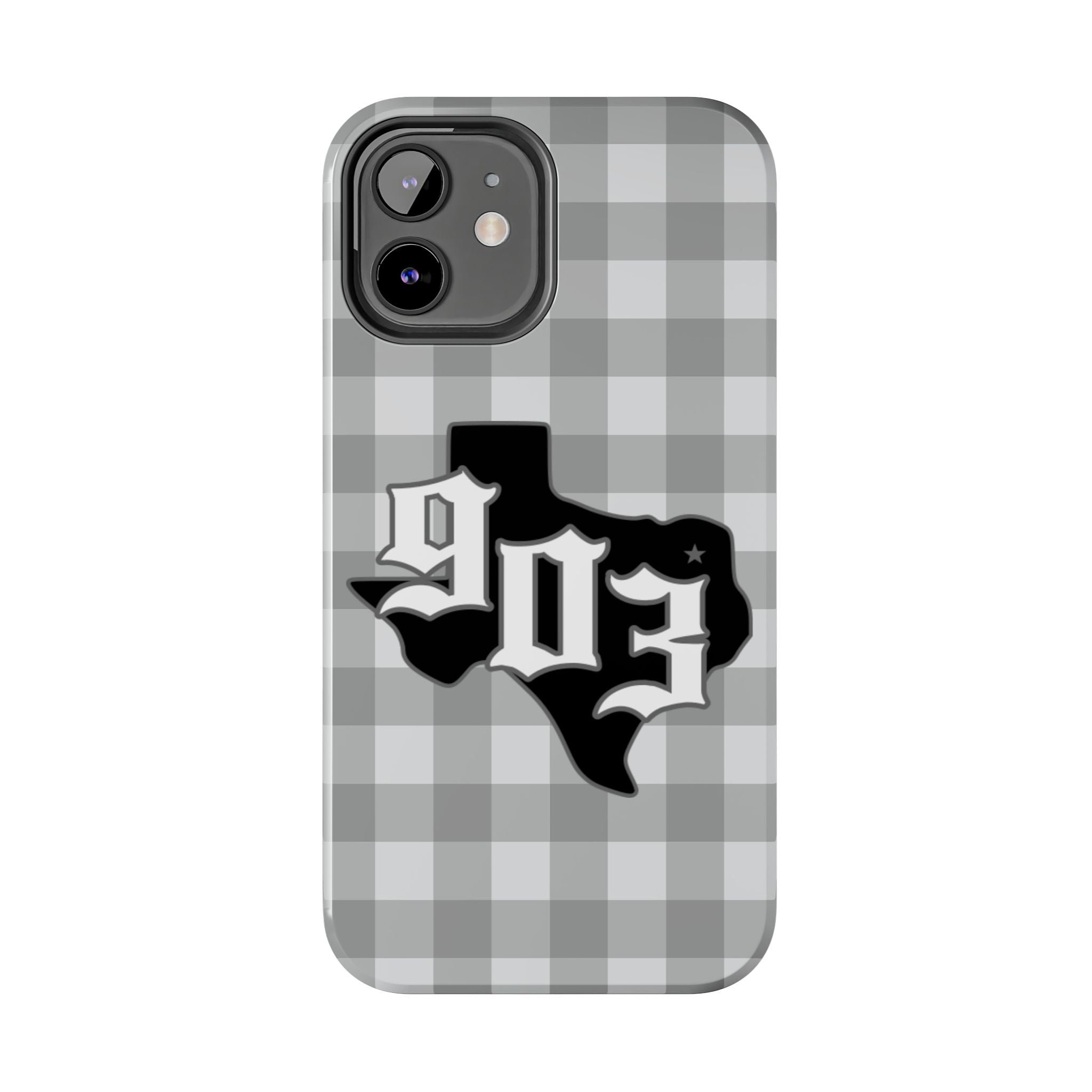 903- Gray Checkered