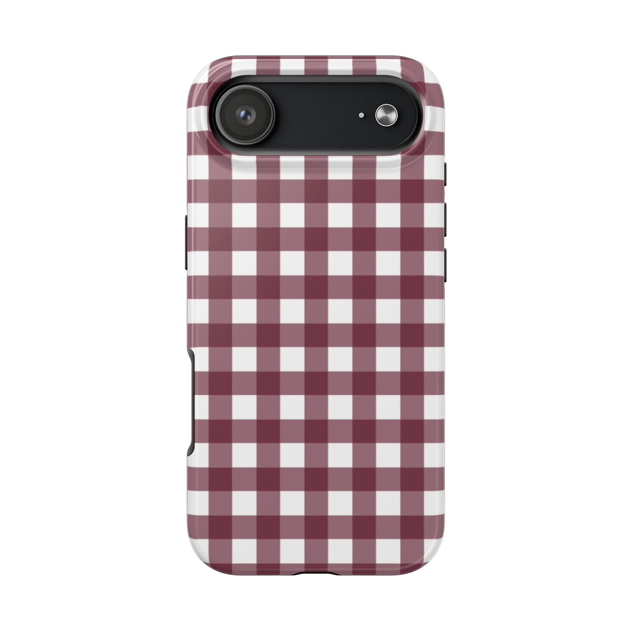 Gingham - Maroon