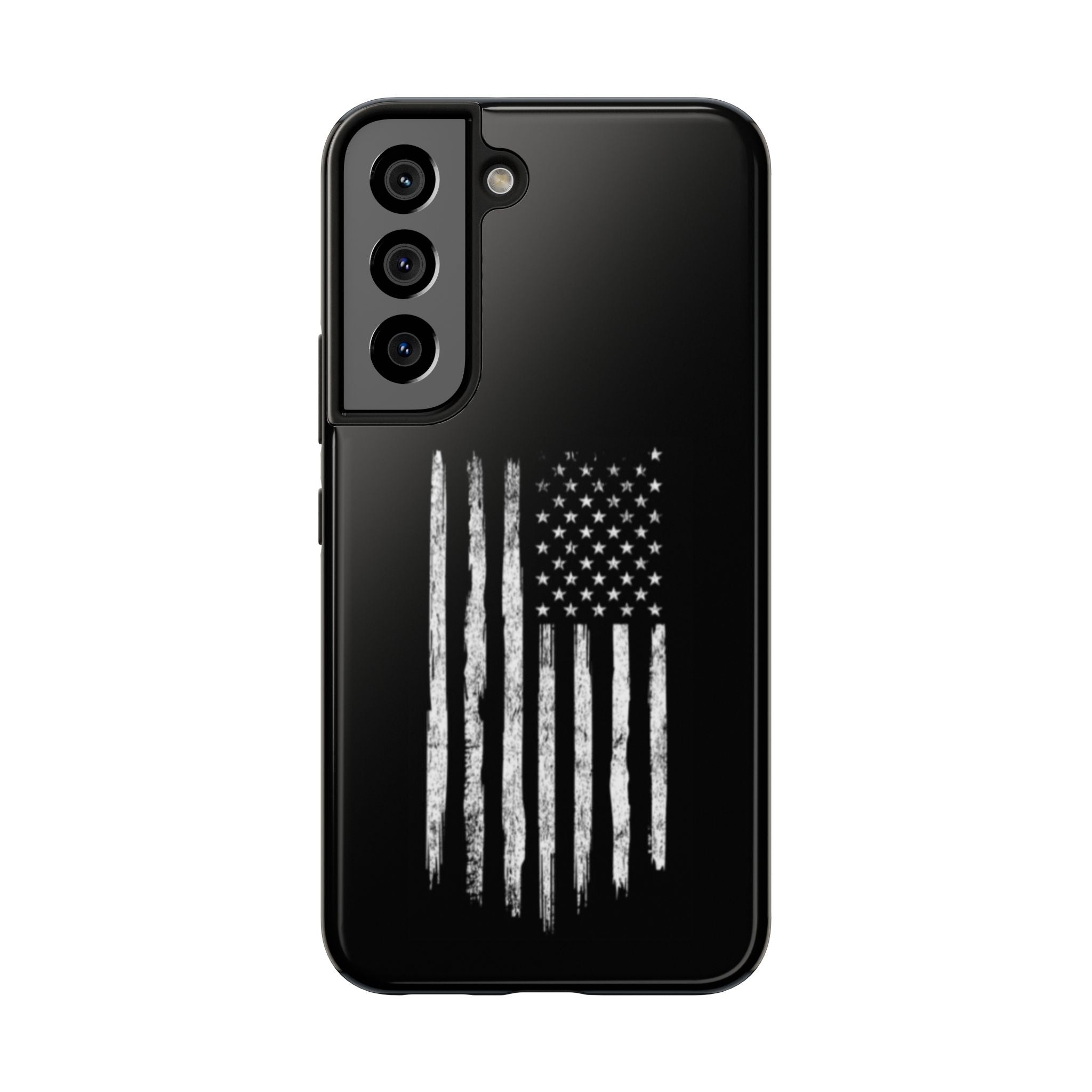 American - Black and White Flag
