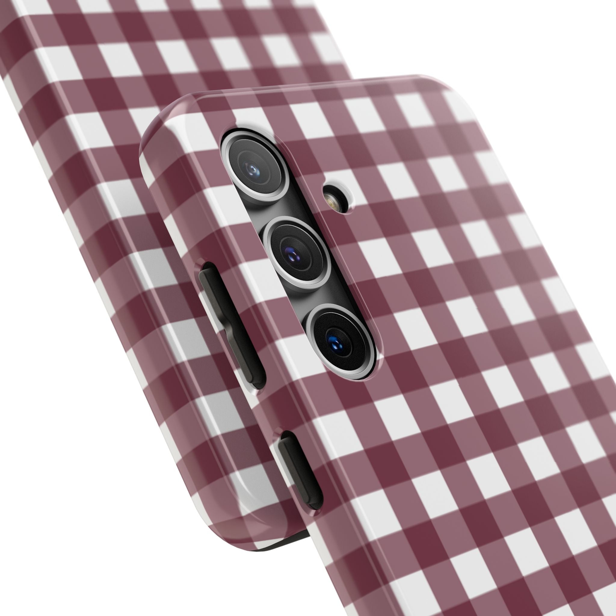 Gingham - Maroon