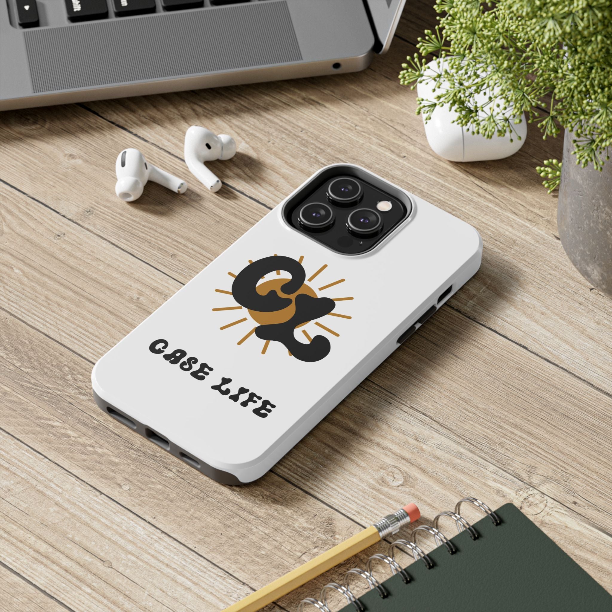 White Case Life Phone Case