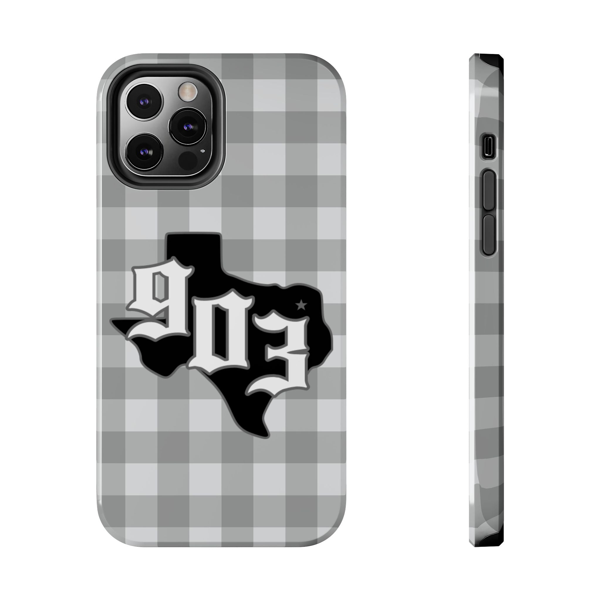 903- Gray Checkered