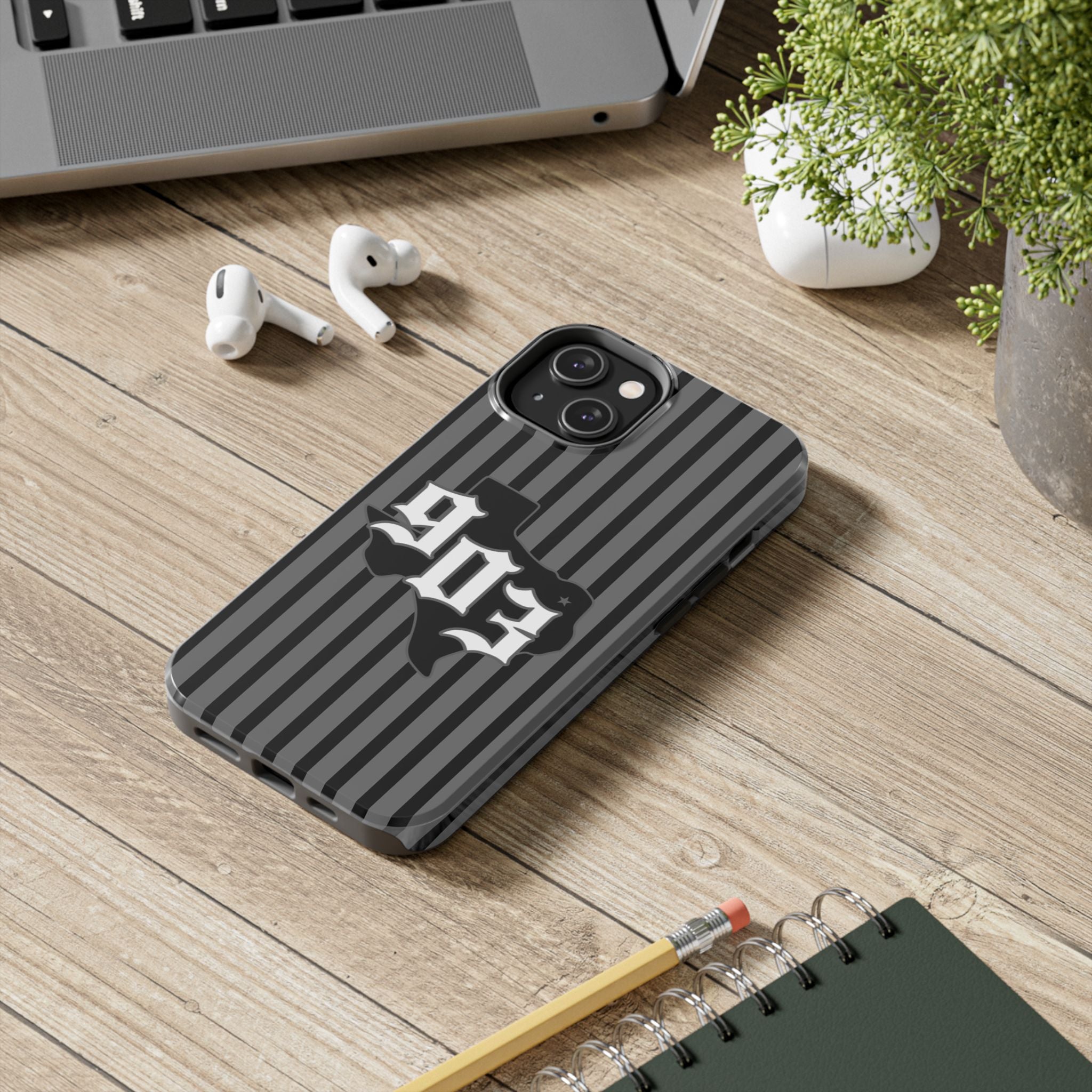 903- Black Pinstripe