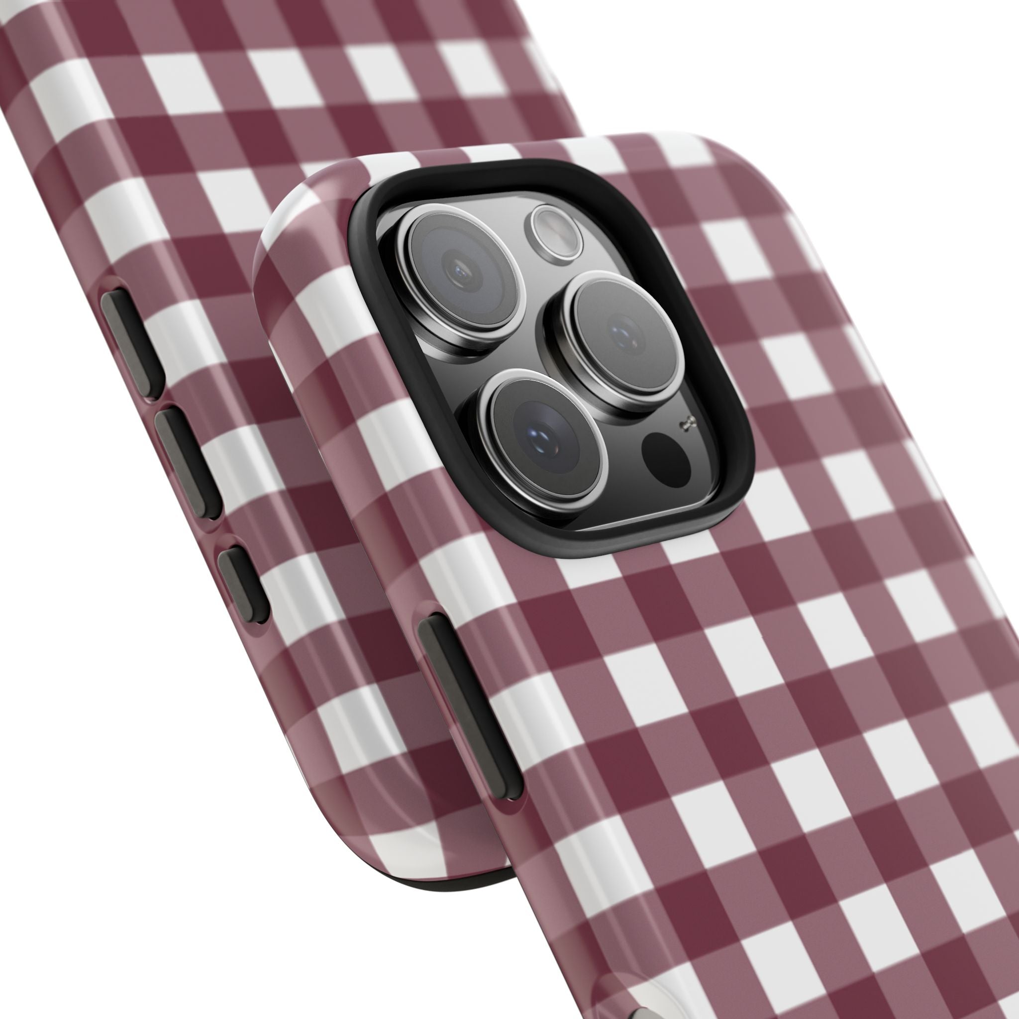 Gingham - Maroon
