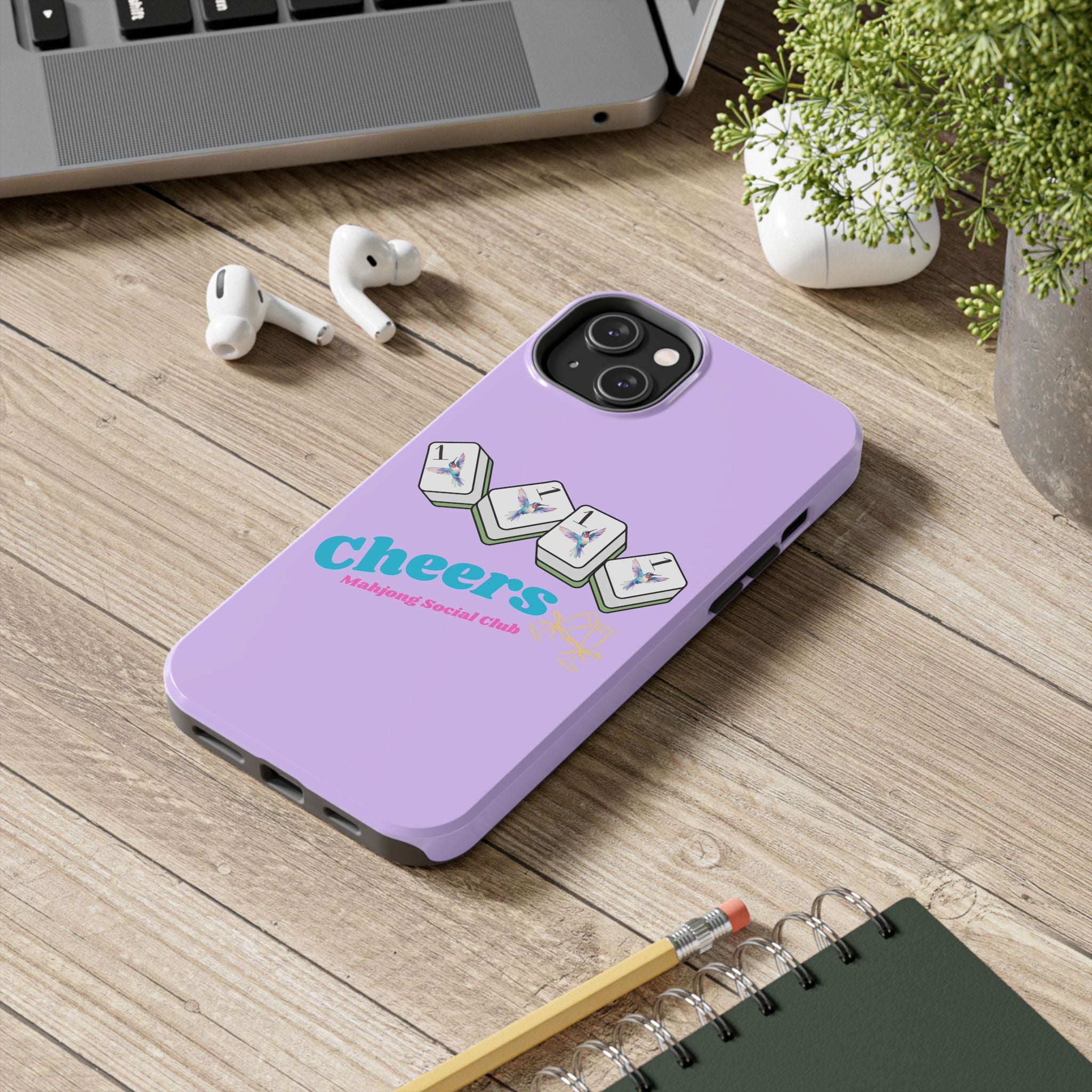 Mahjong Cheers- Purple