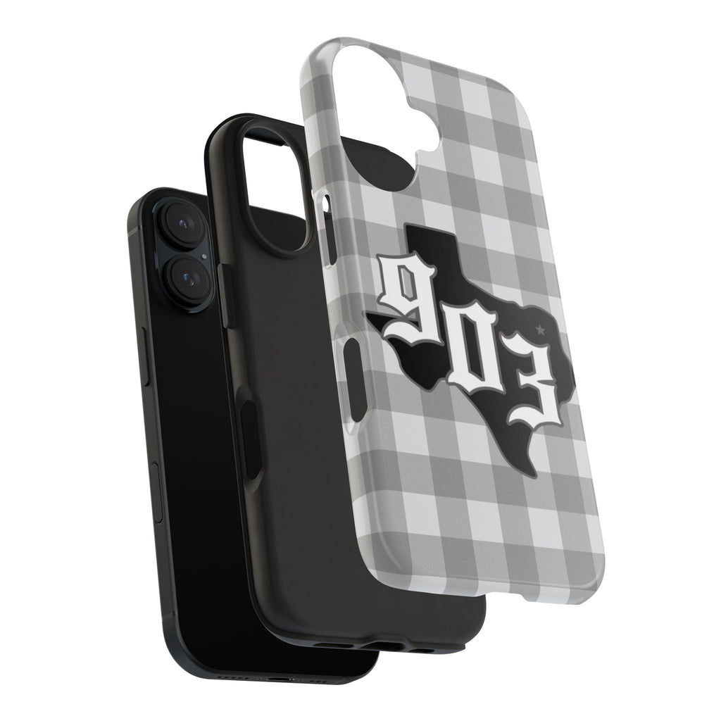 903- Gray Checkered