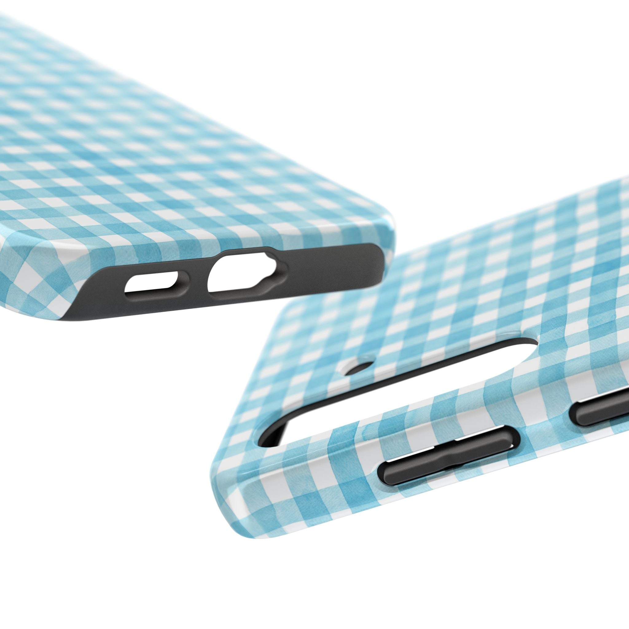Watercolor Gingham - Light Blue