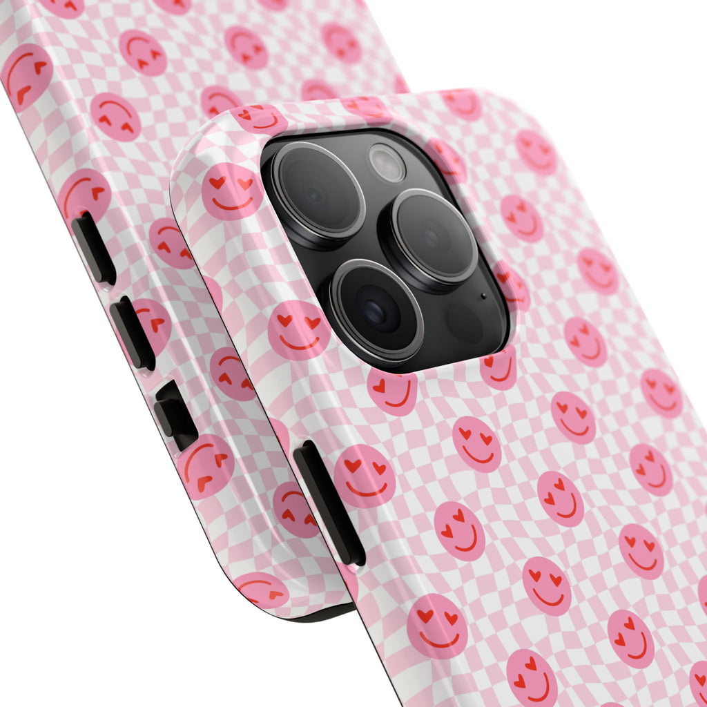 Pink Smiley Phone Case