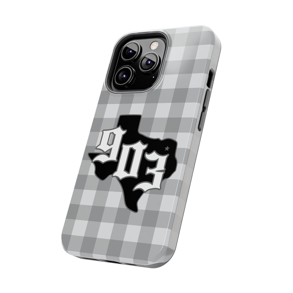 903- Gray Checkered