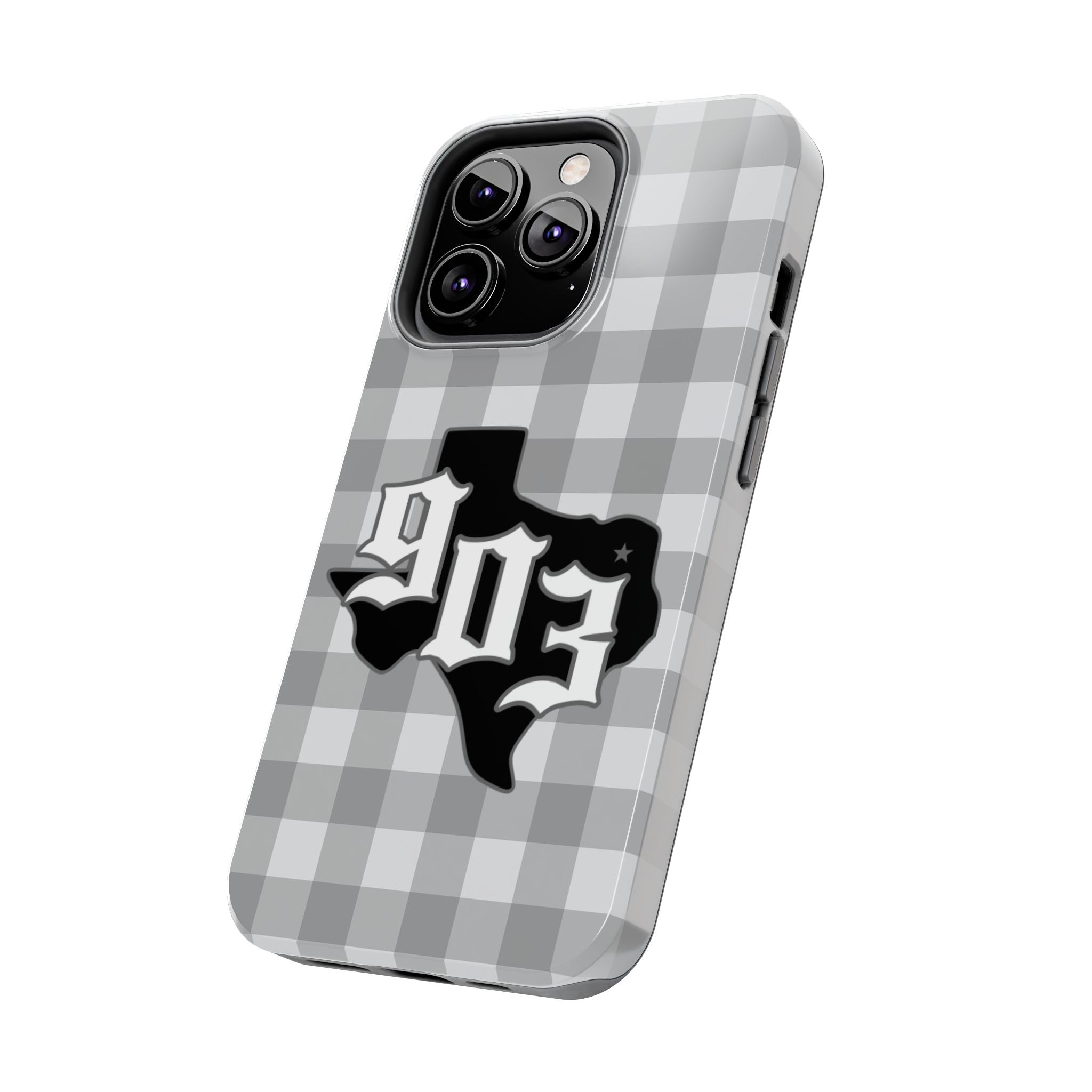 903- Gray Checkered