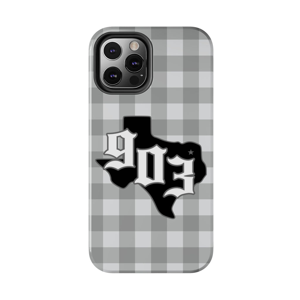 903- Gray Checkered