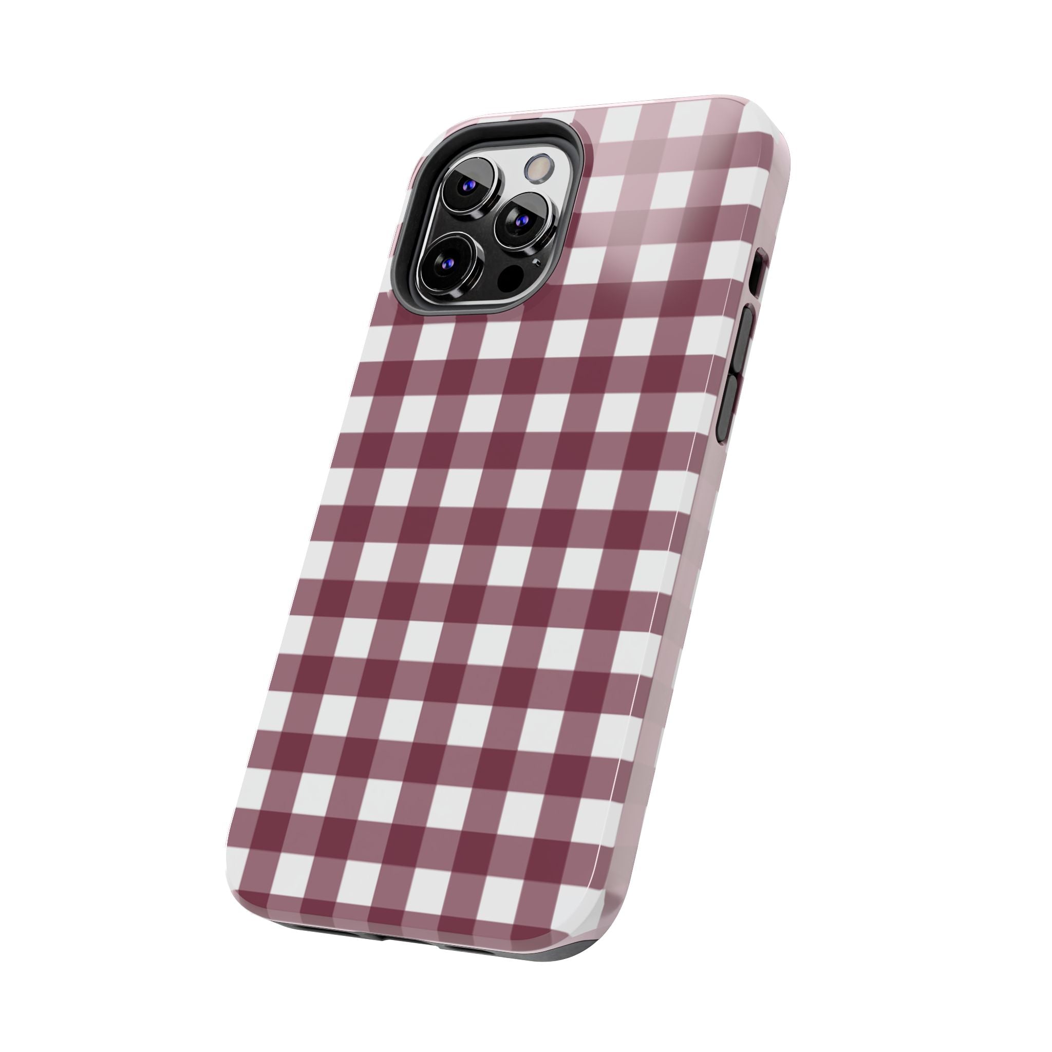 Gingham - Maroon