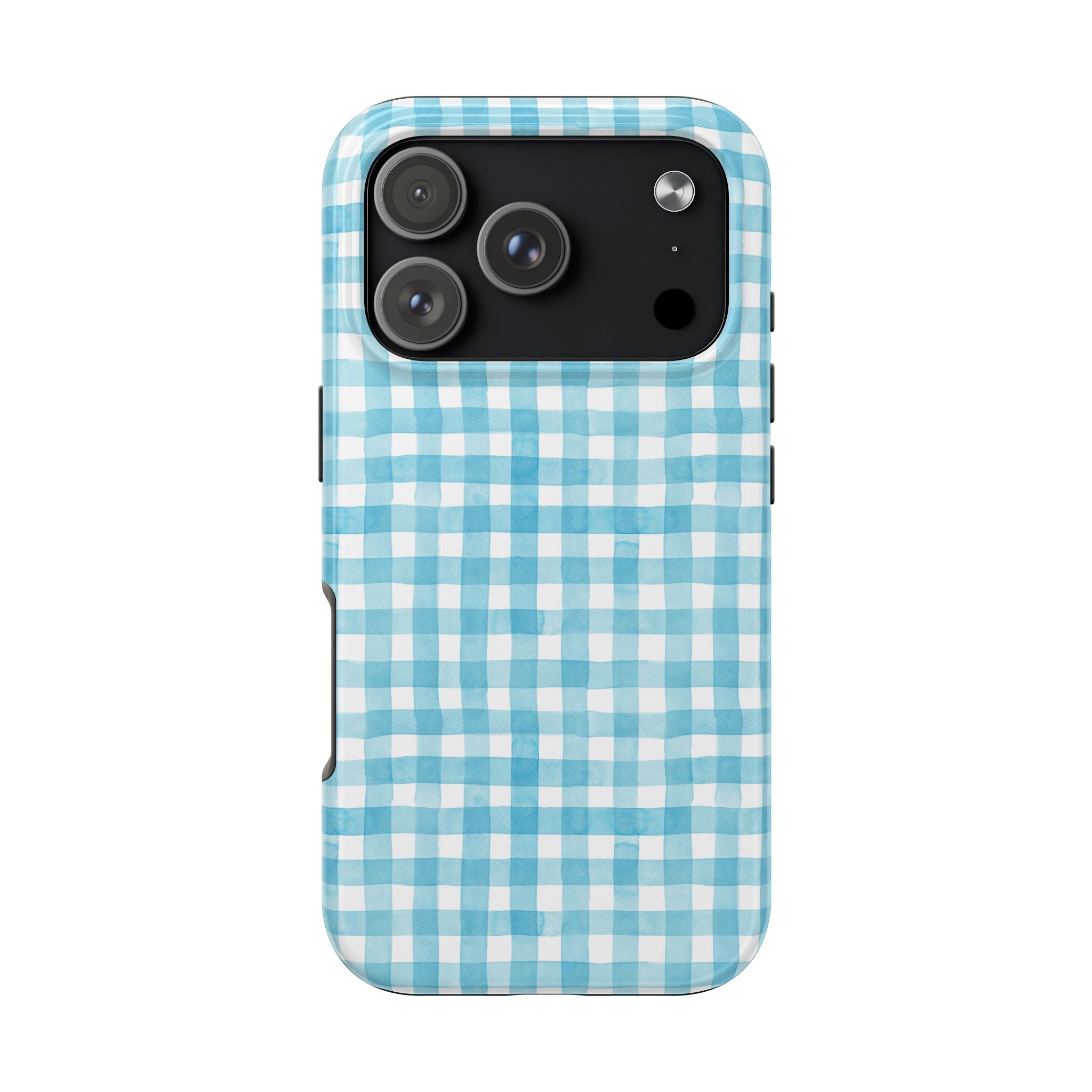Watercolor Gingham - Light Blue