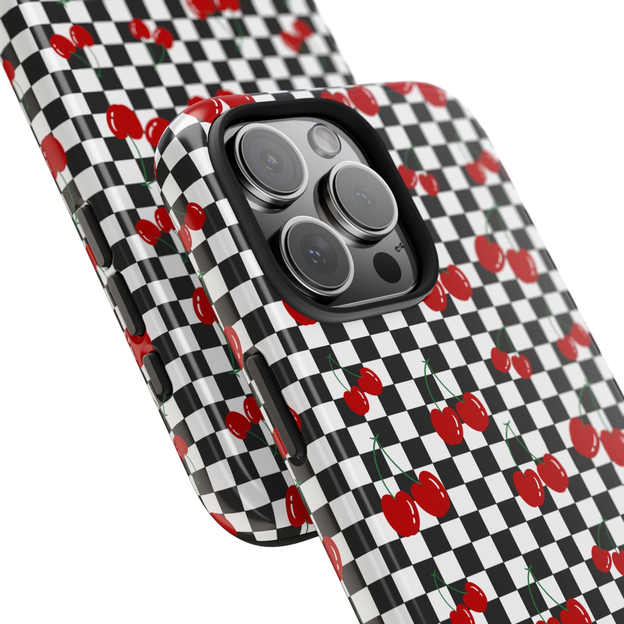 Black and White Checkered Cherries