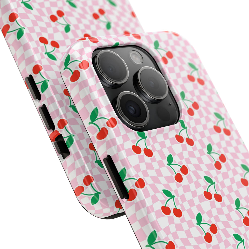 Pink Checkered Cherries
