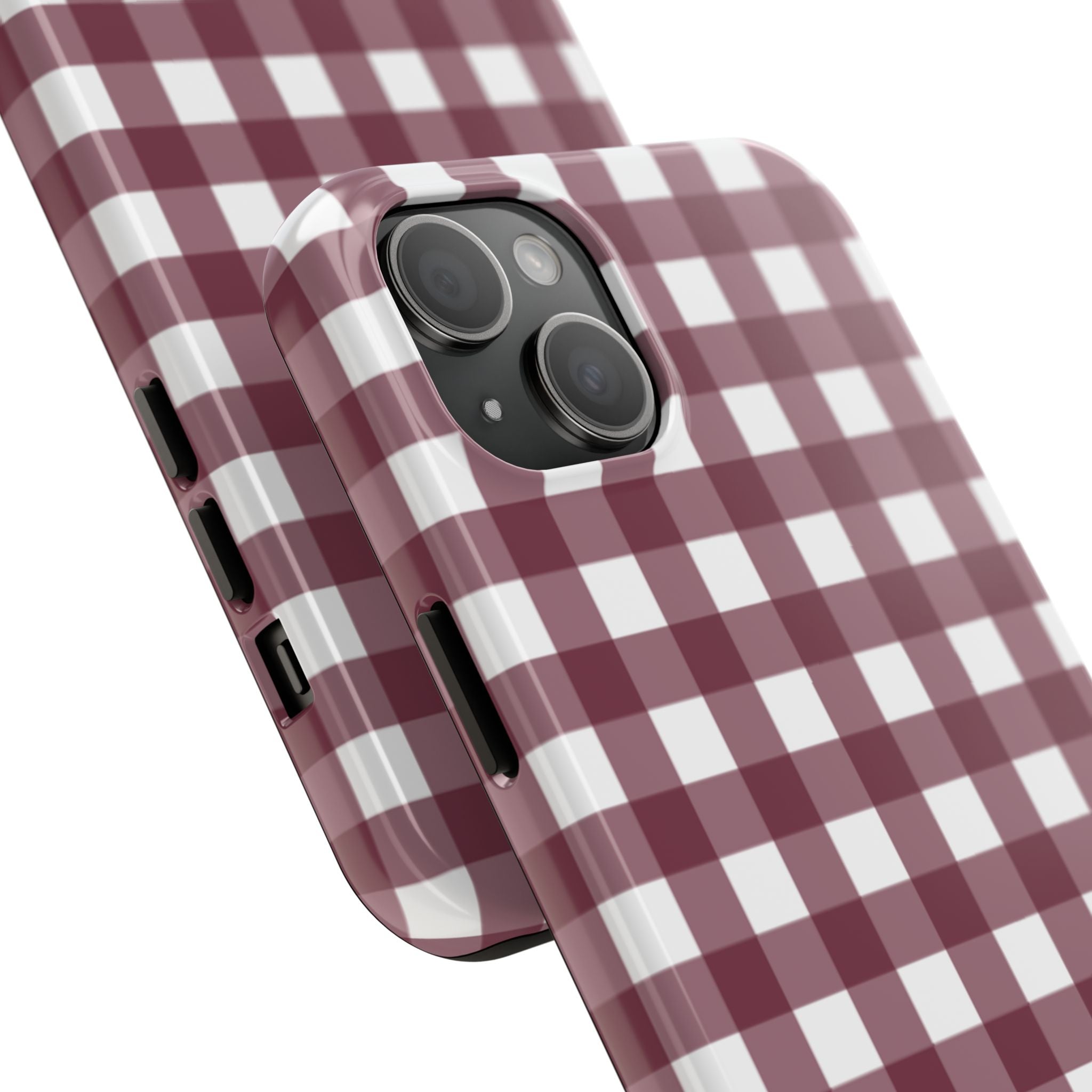 Gingham - Maroon