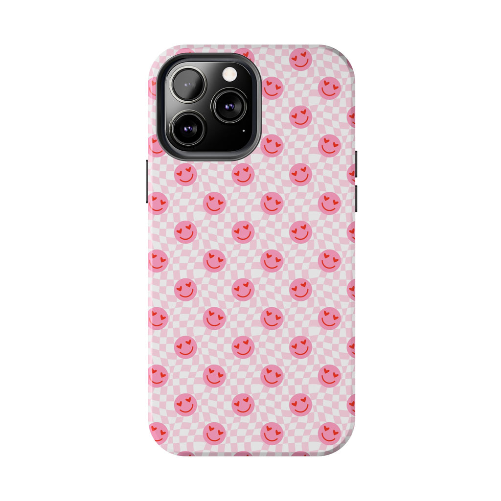 Pink Smiley Phone Case