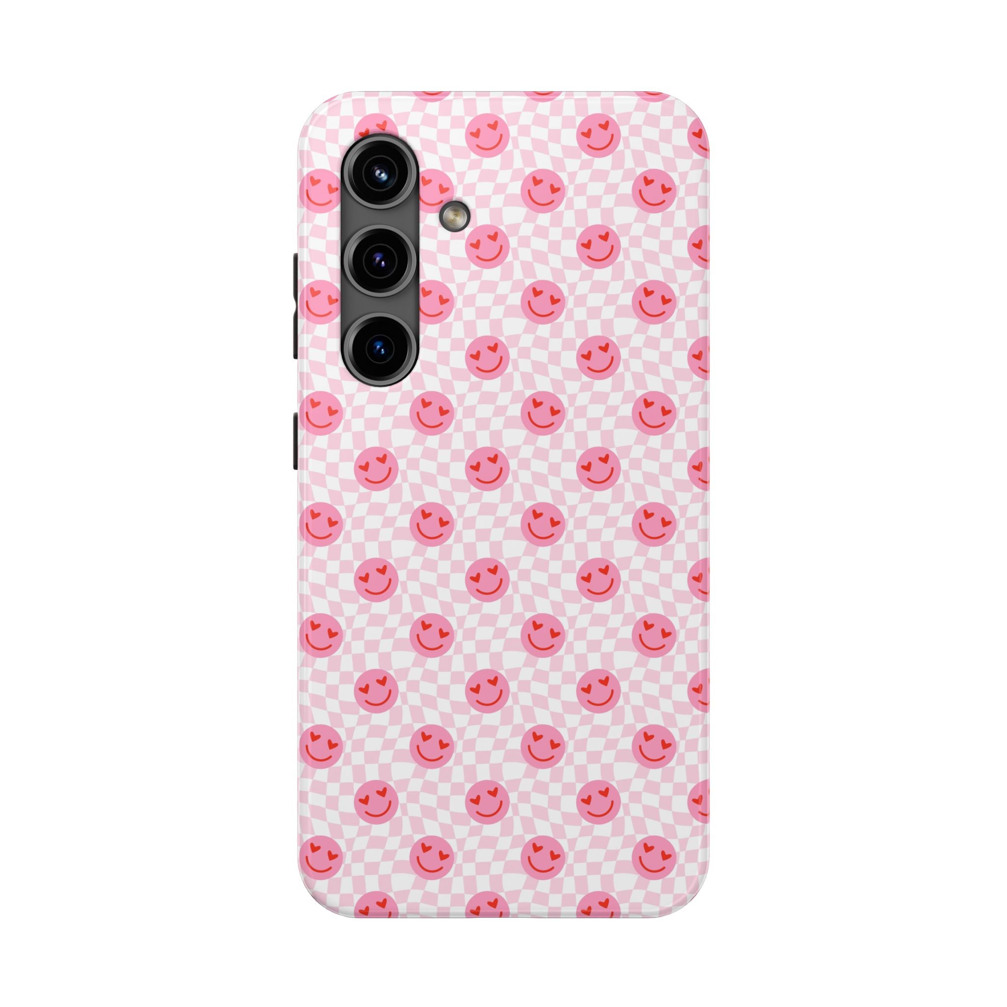 Pink Smiley Phone Case
