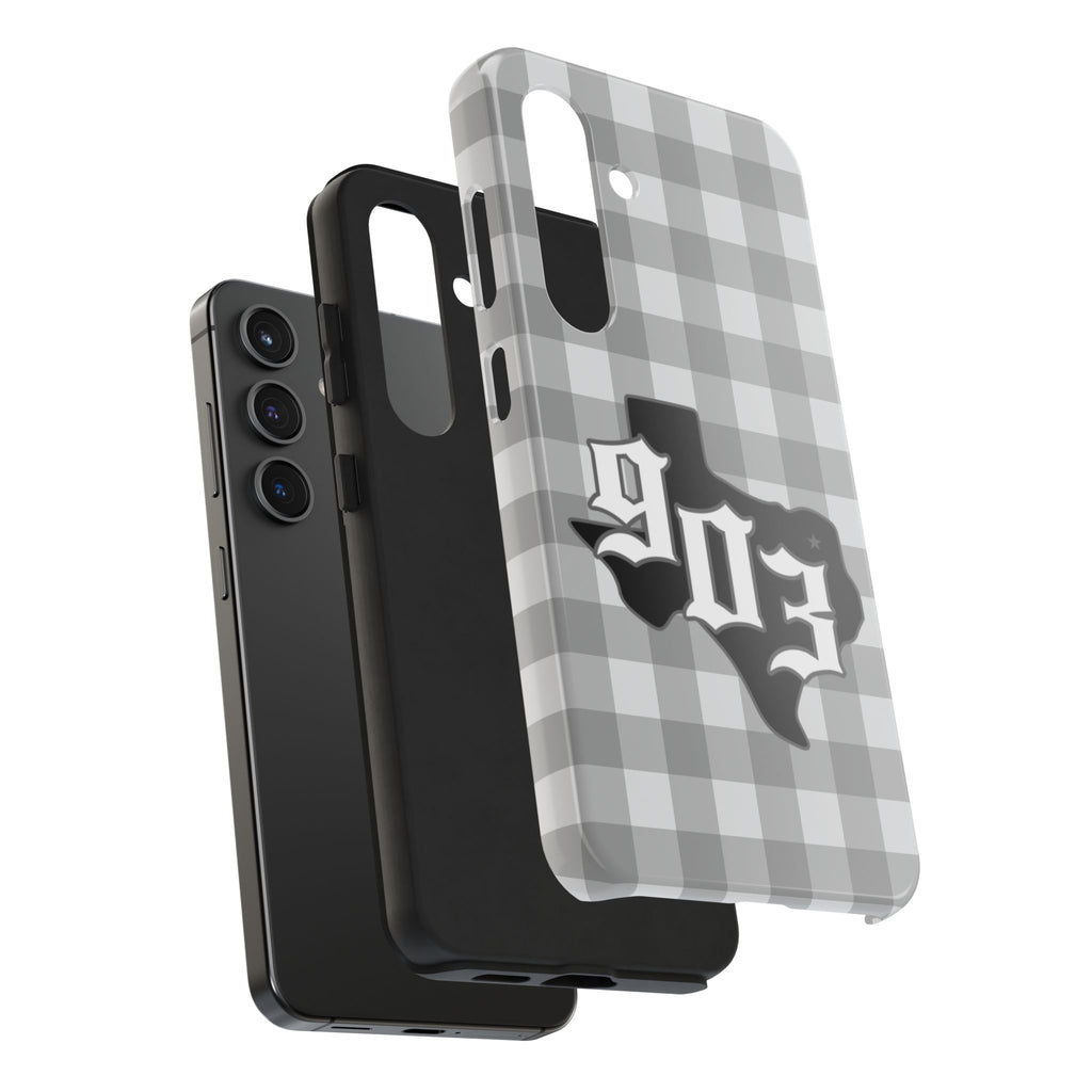 903- Gray Checkered