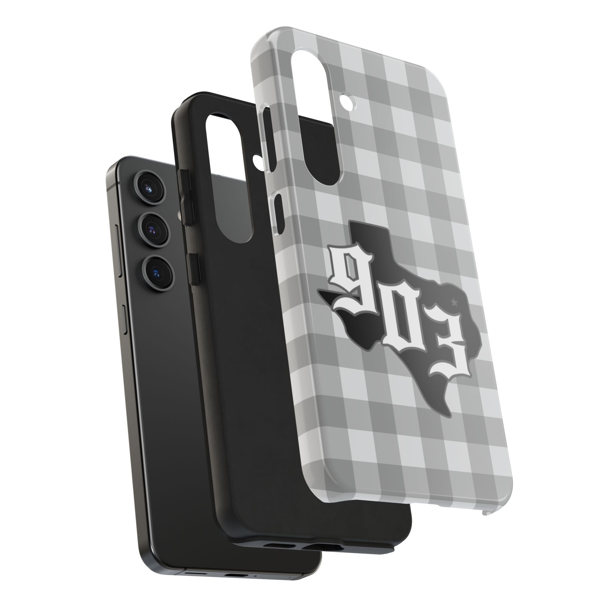 903- Gray Checkered