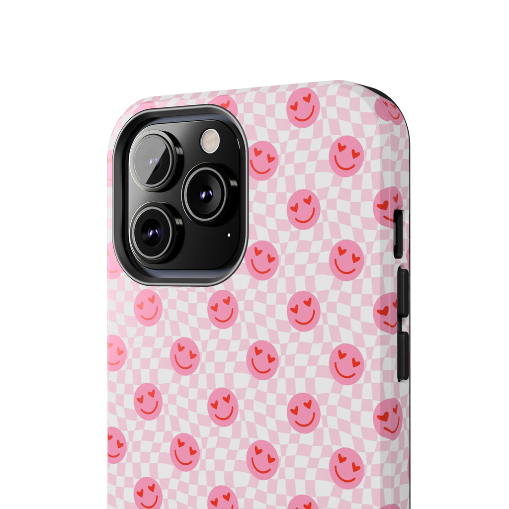 Pink Smiley Phone Case