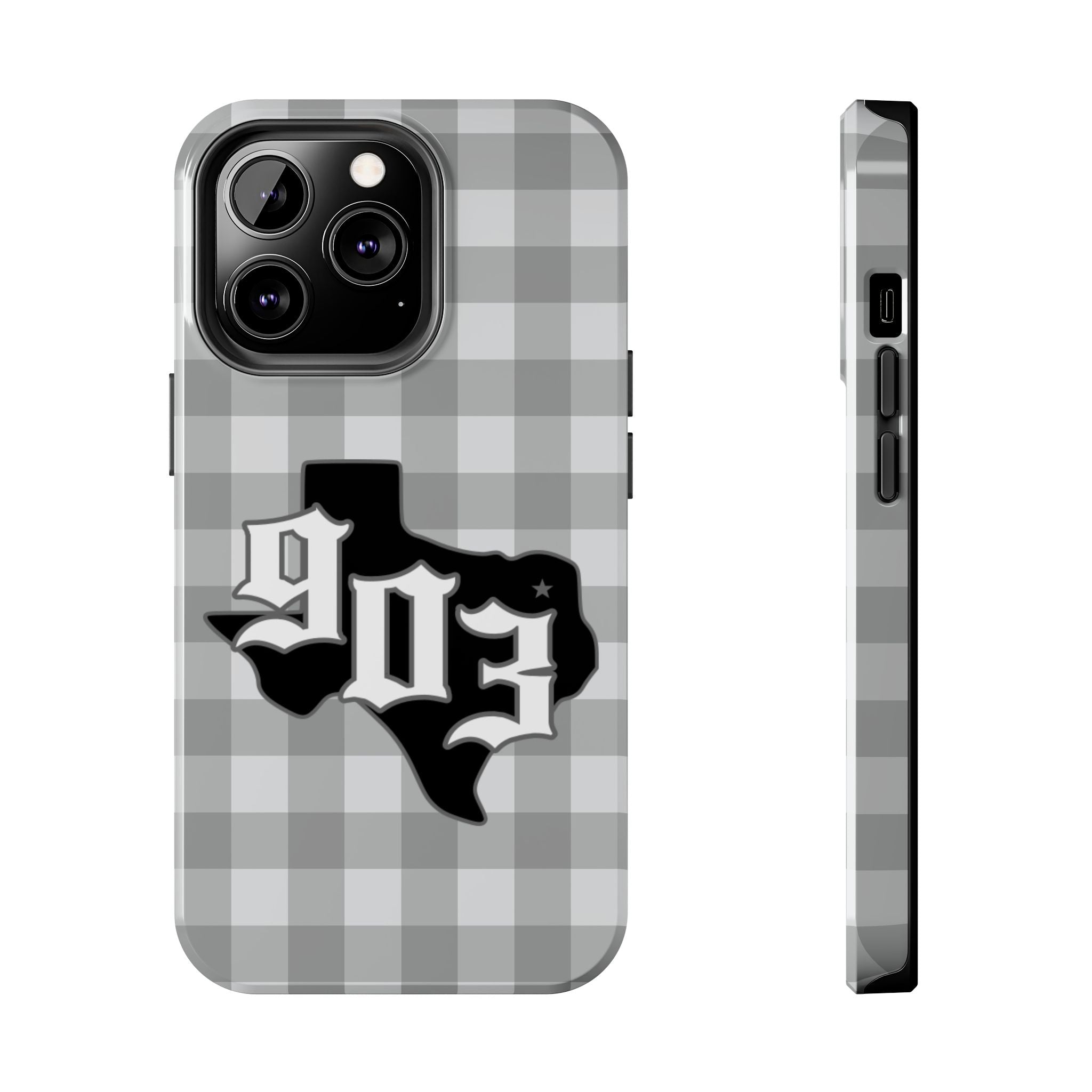 903- Gray Checkered