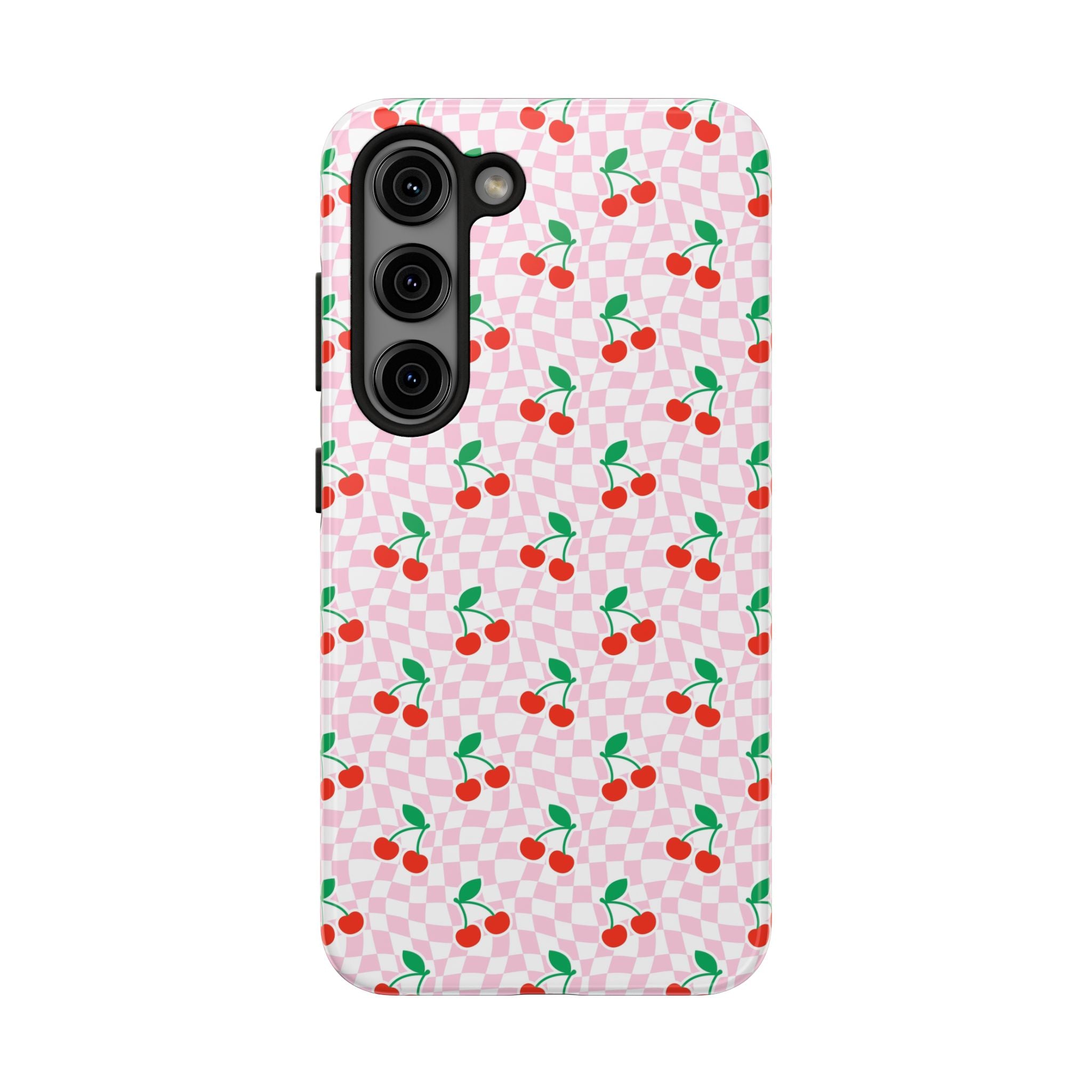 Pink Checkered Cherries