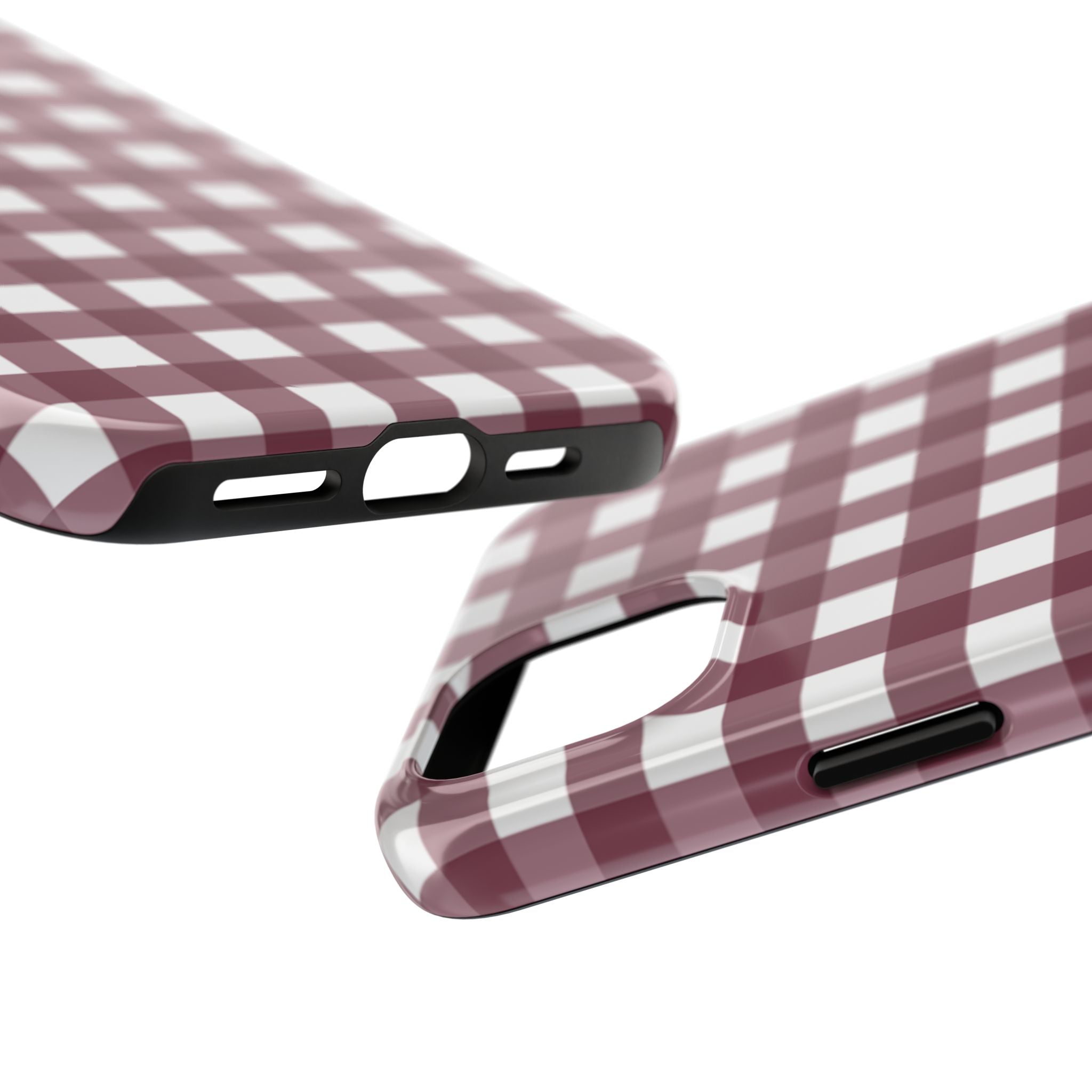 Gingham - Maroon