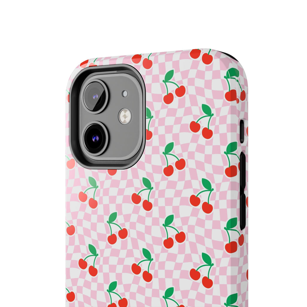 Pink Checkered Cherries