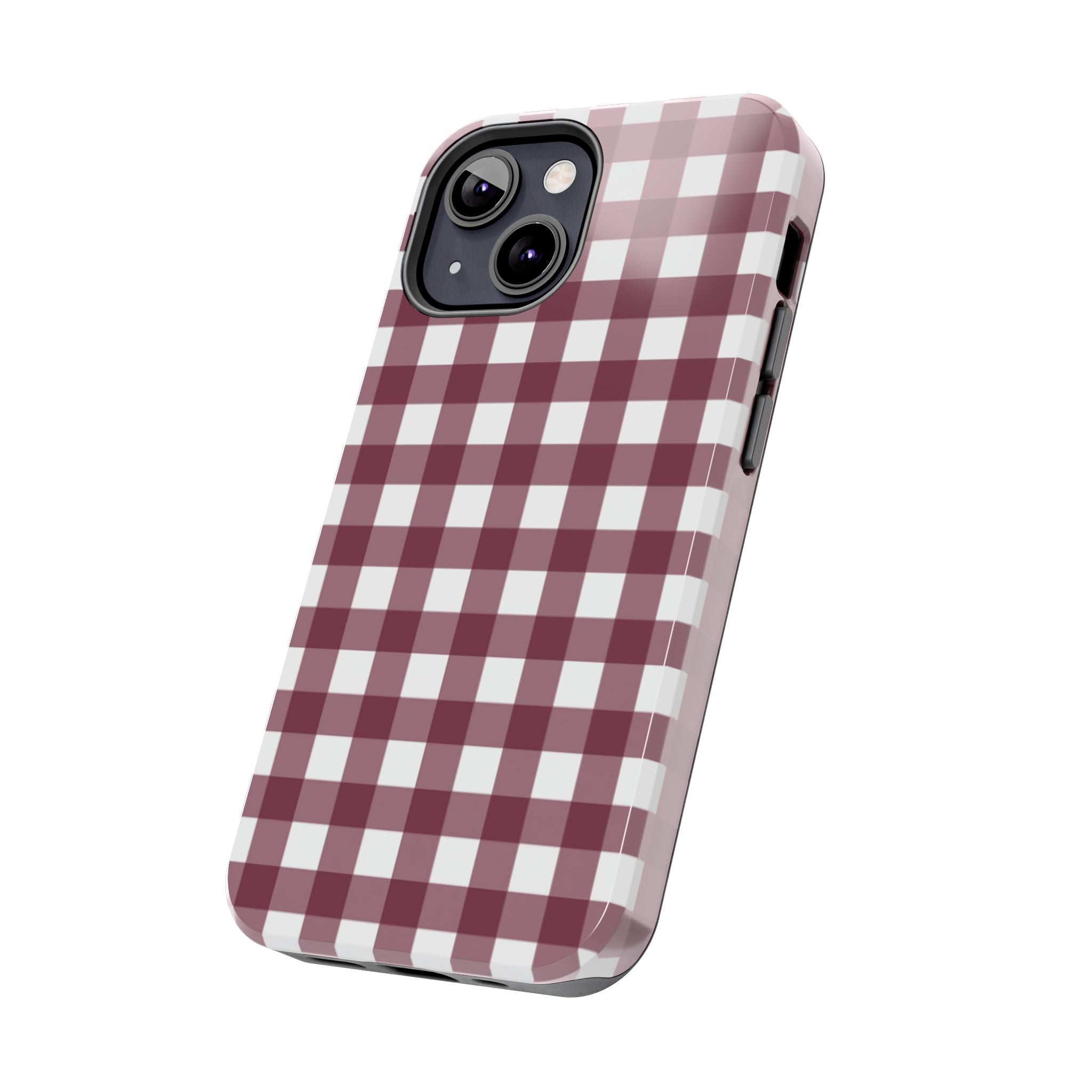 Gingham - Maroon