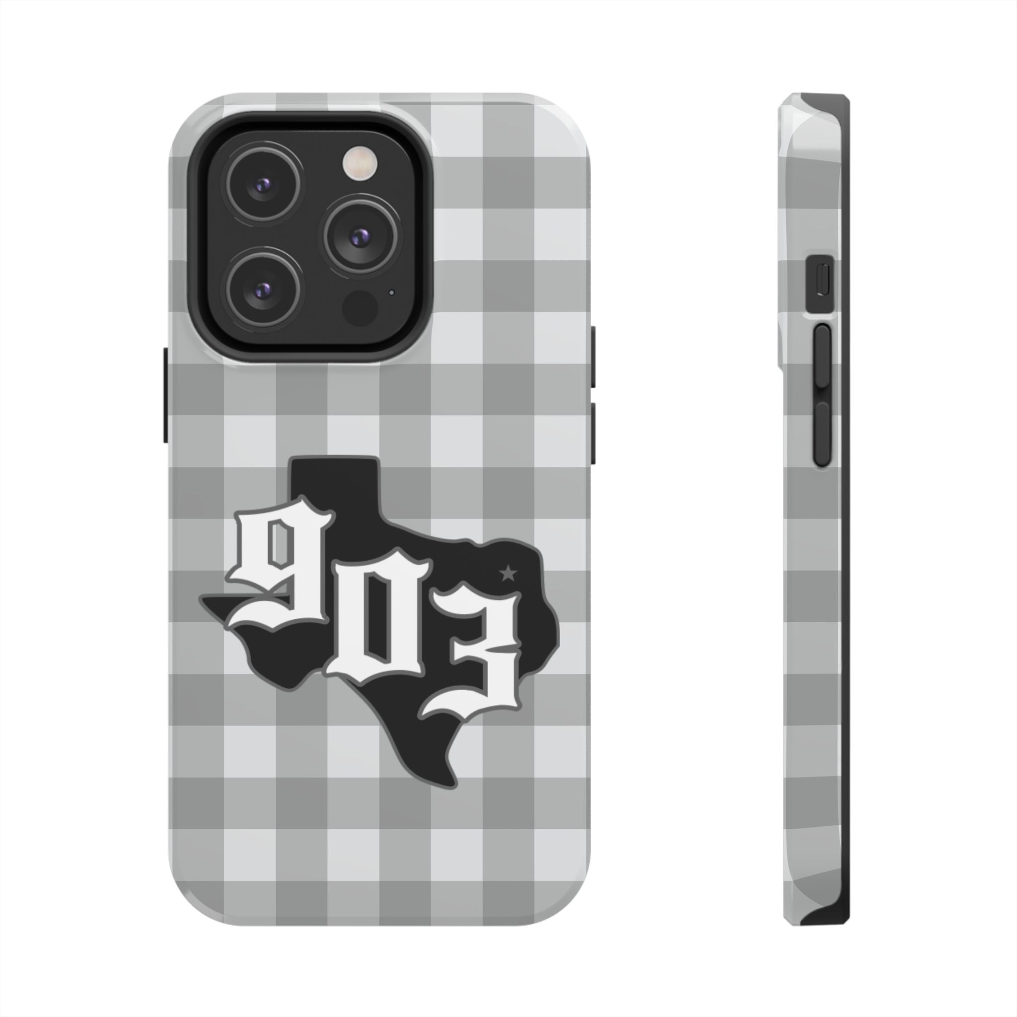 903- Gray Checkered
