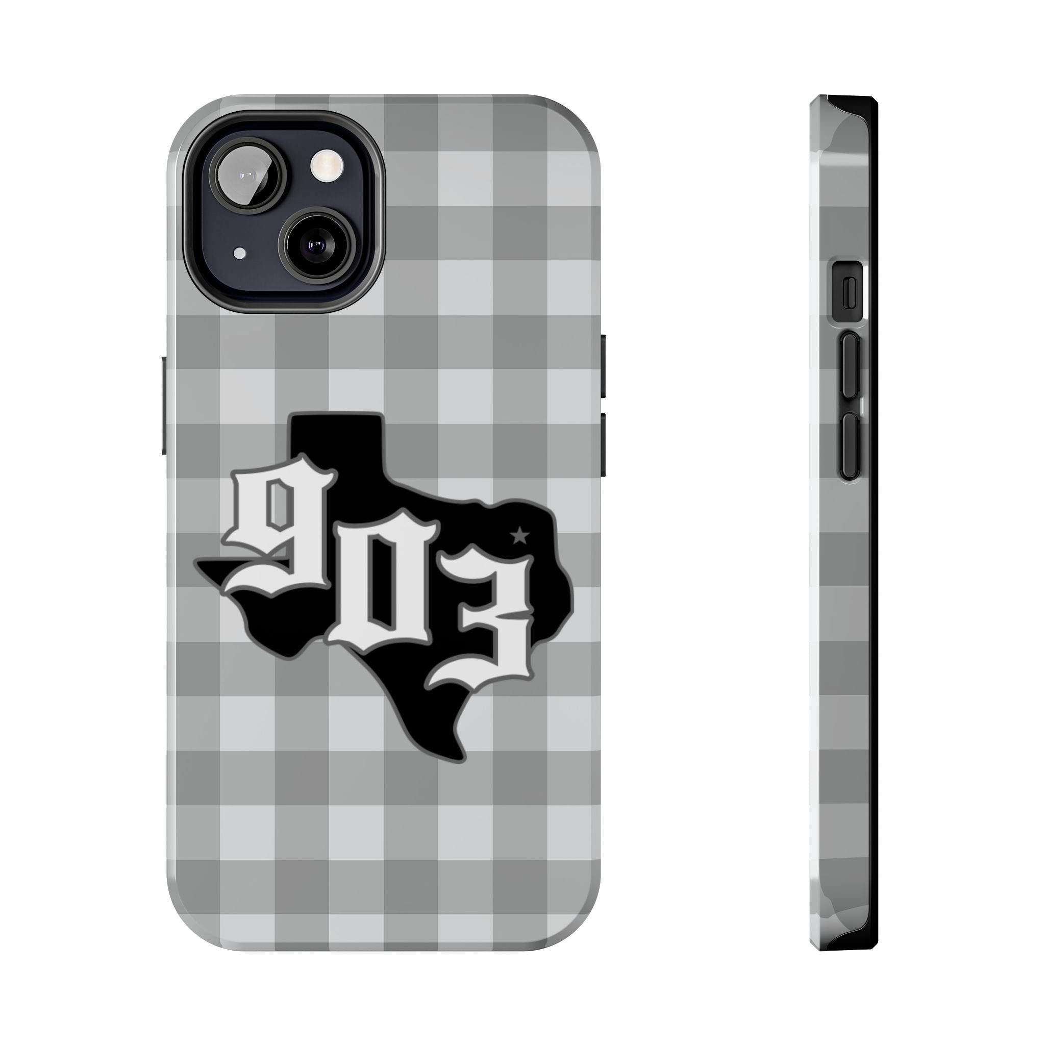 903- Gray Checkered