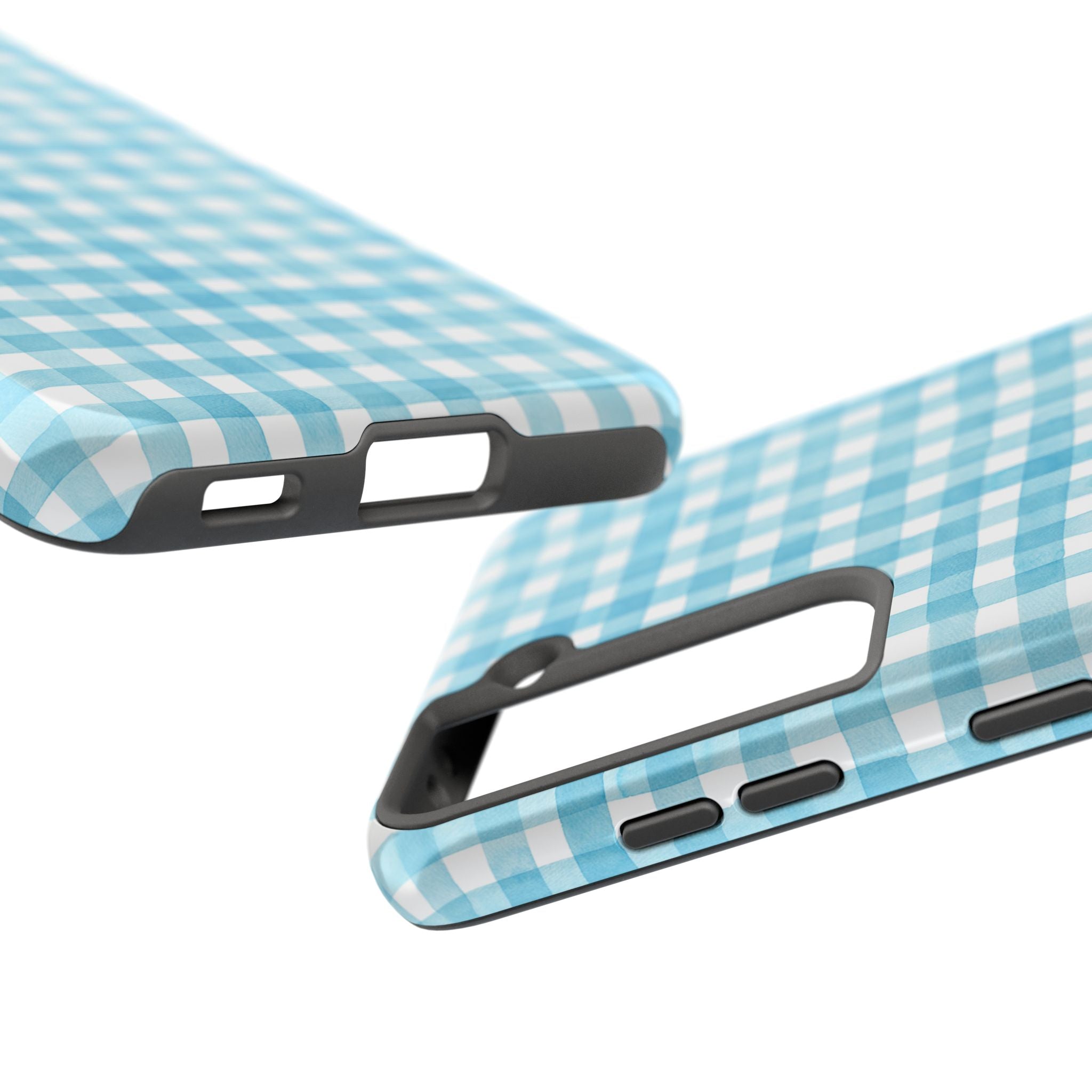 Watercolor Gingham - Light Blue