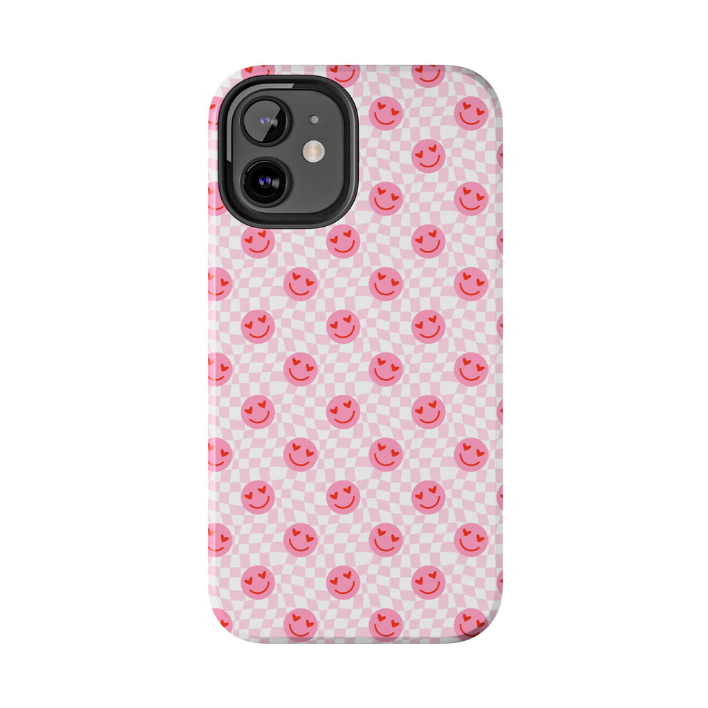 Pink Smiley Phone Case