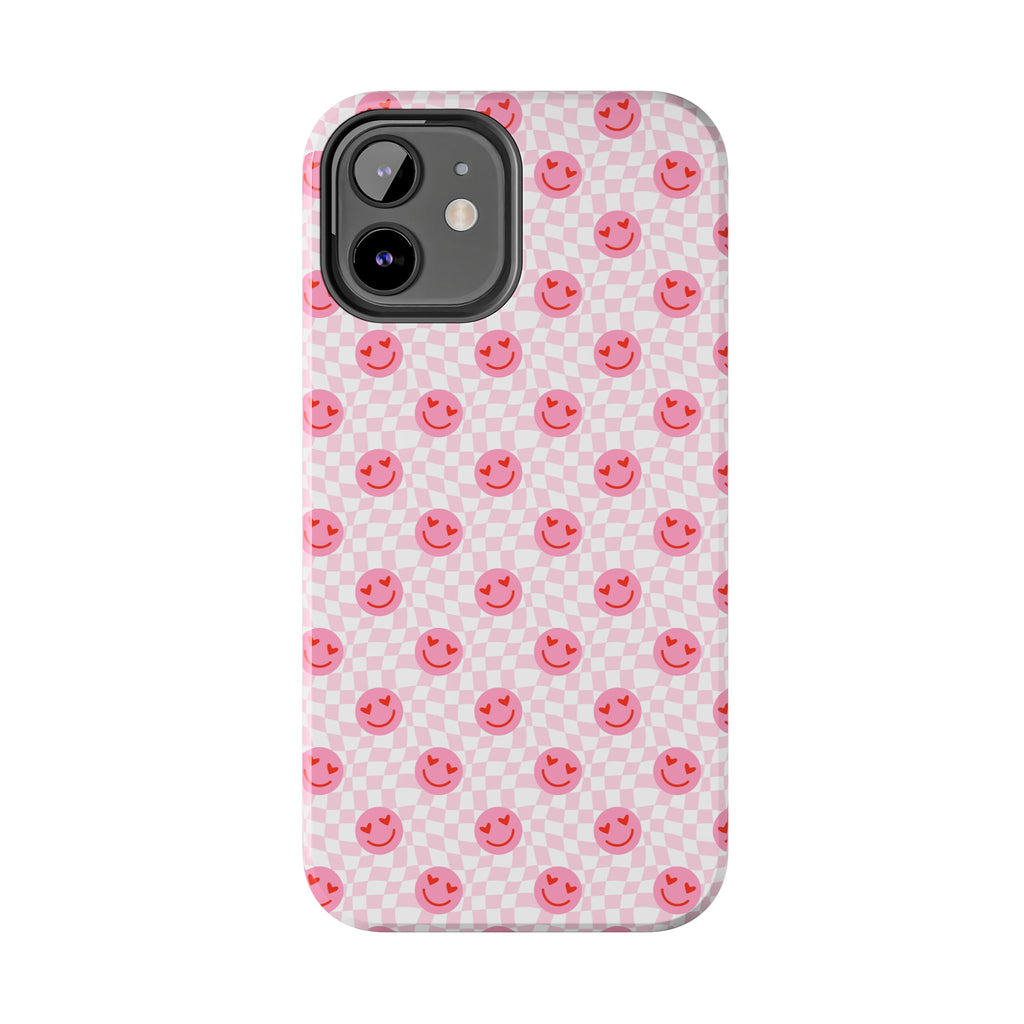 Pink Smiley Phone Case