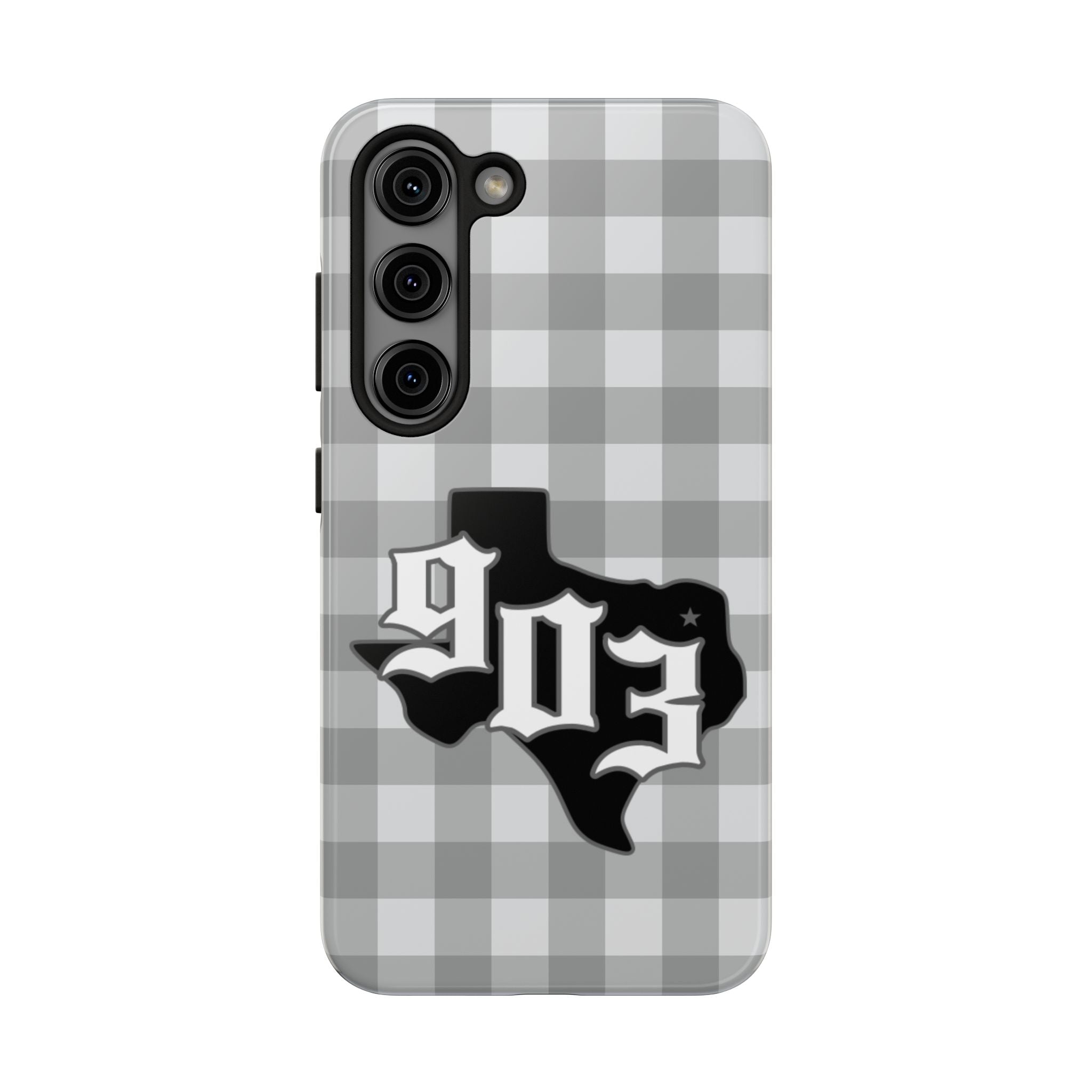 903- Gray Checkered