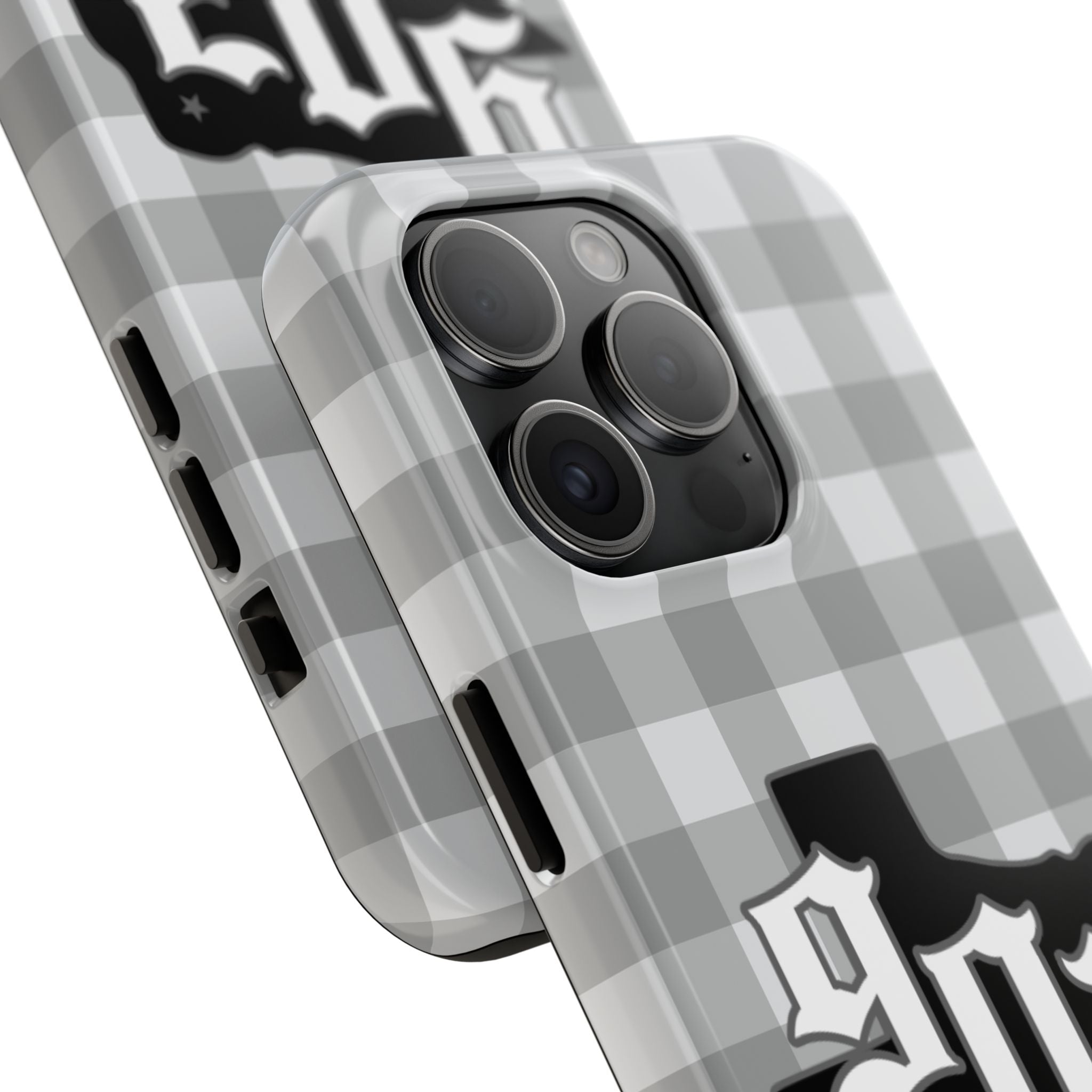 903- Gray Checkered