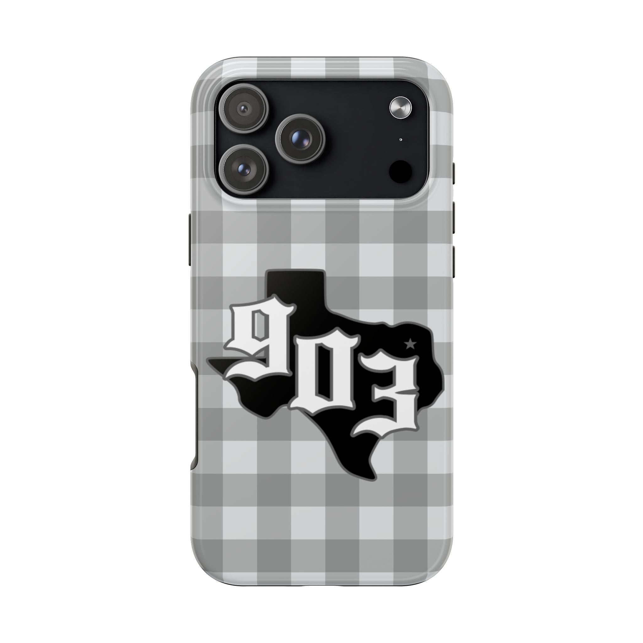 903- Gray Checkered