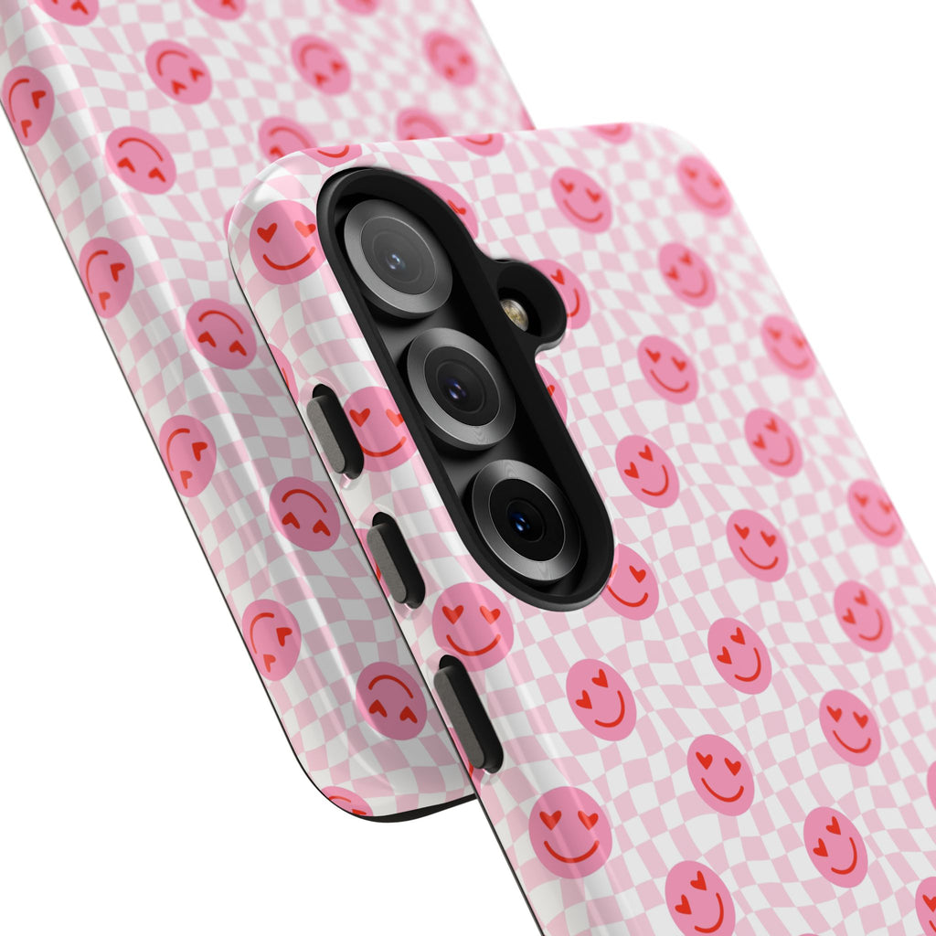 Pink Smiley Phone Case