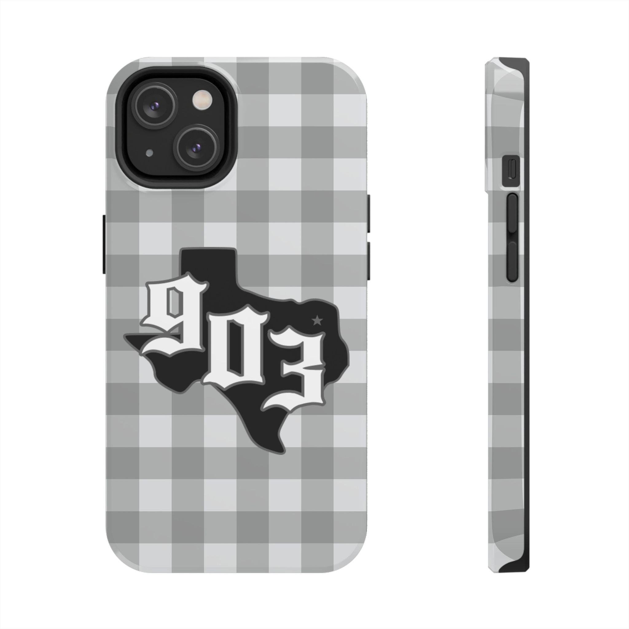 903- Gray Checkered
